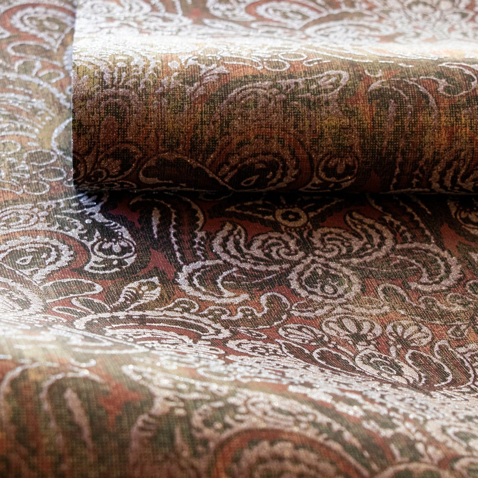 Aphrodite wallpaper in red color - pattern number 81199 - by Galerie in the Adonea collection