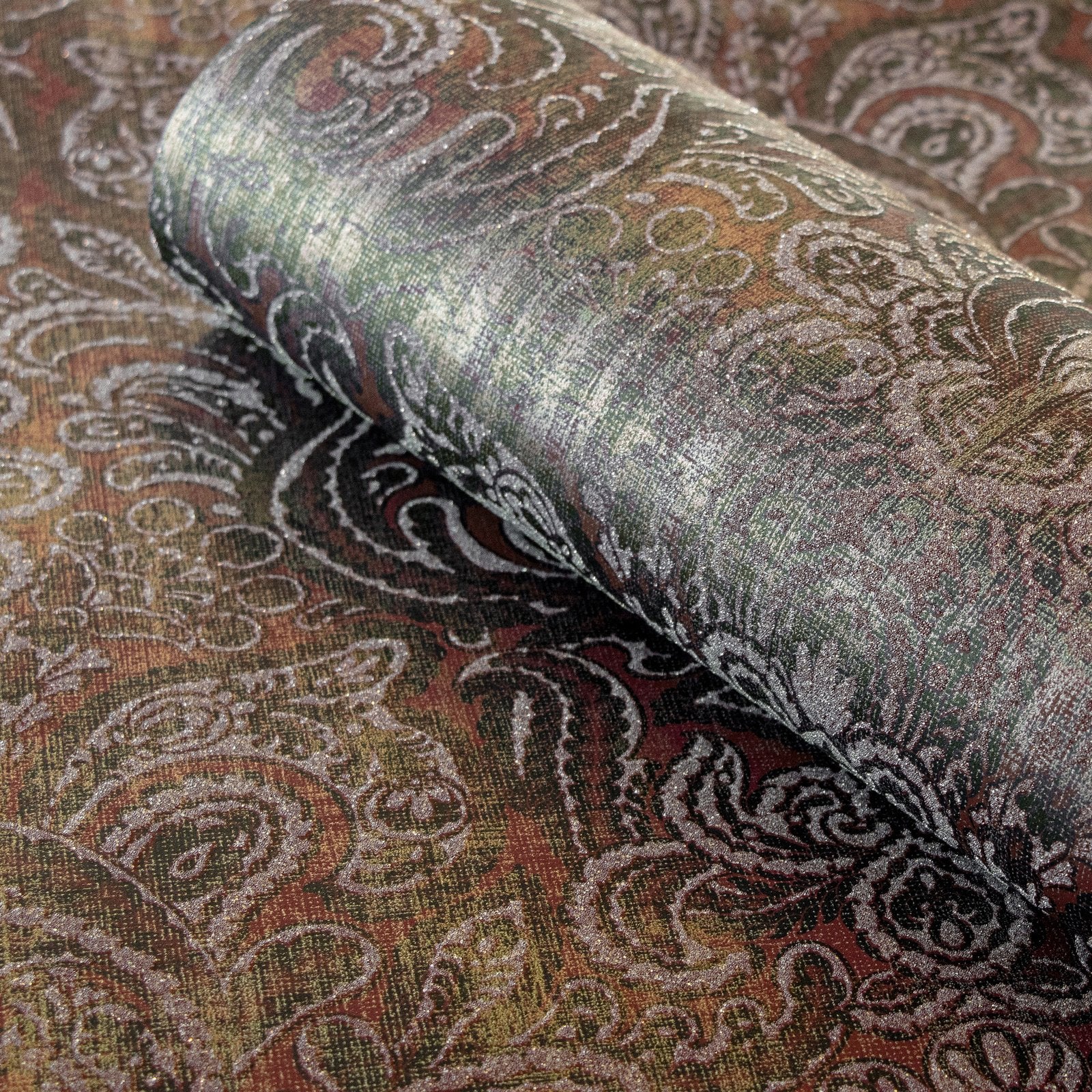Aphrodite wallpaper in red color - pattern number 81199 - by Galerie in the Adonea collection