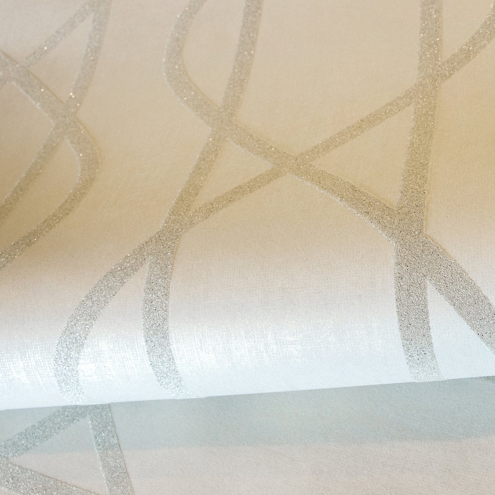 Saturn Oat Beige wallpaper in beige color - pattern number GH81219-23 - by Galerie in the Universe collection