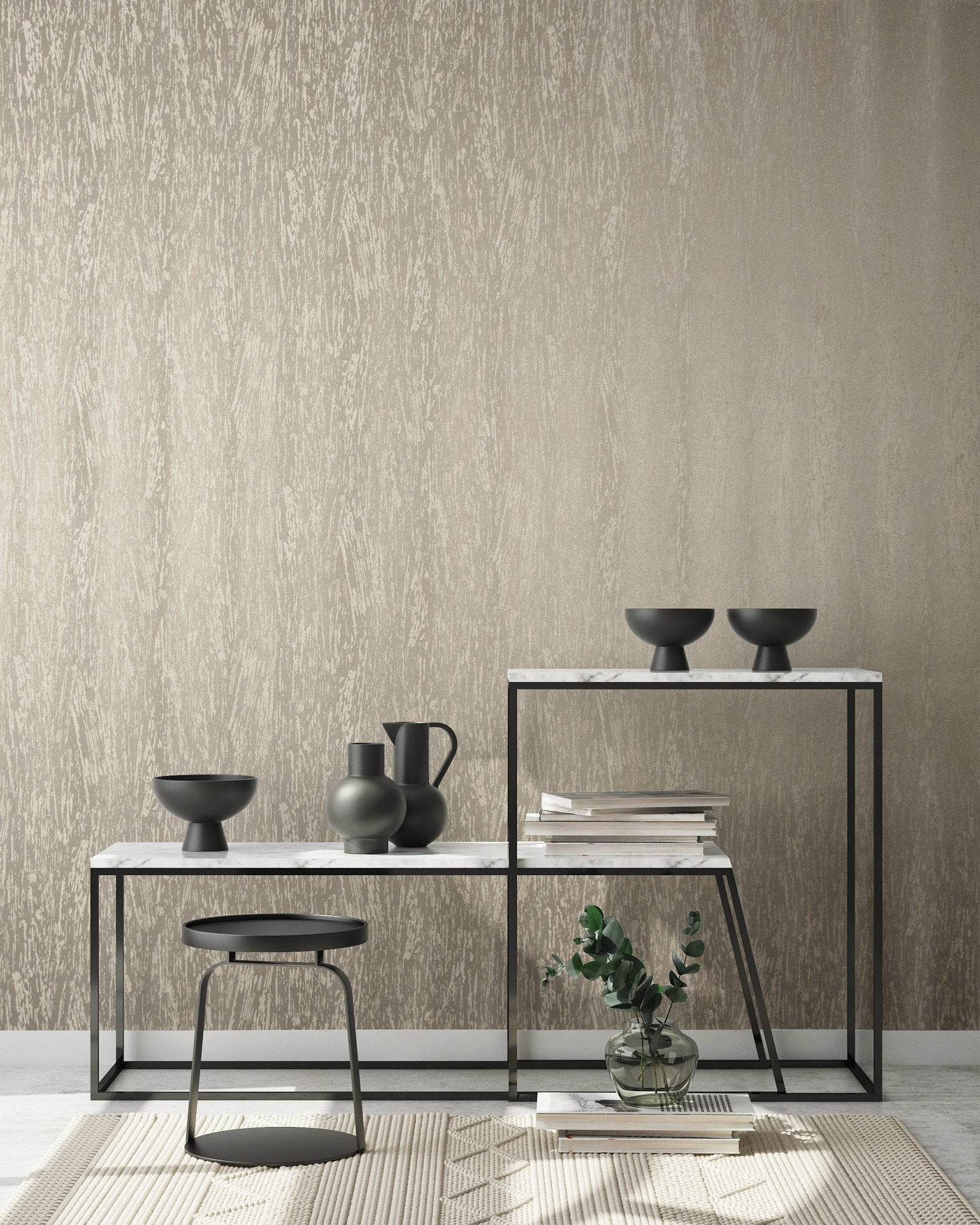 Elysee wallpaper in beige color - pattern number GH81251-23 - by Galerie in the Urban Classics collection