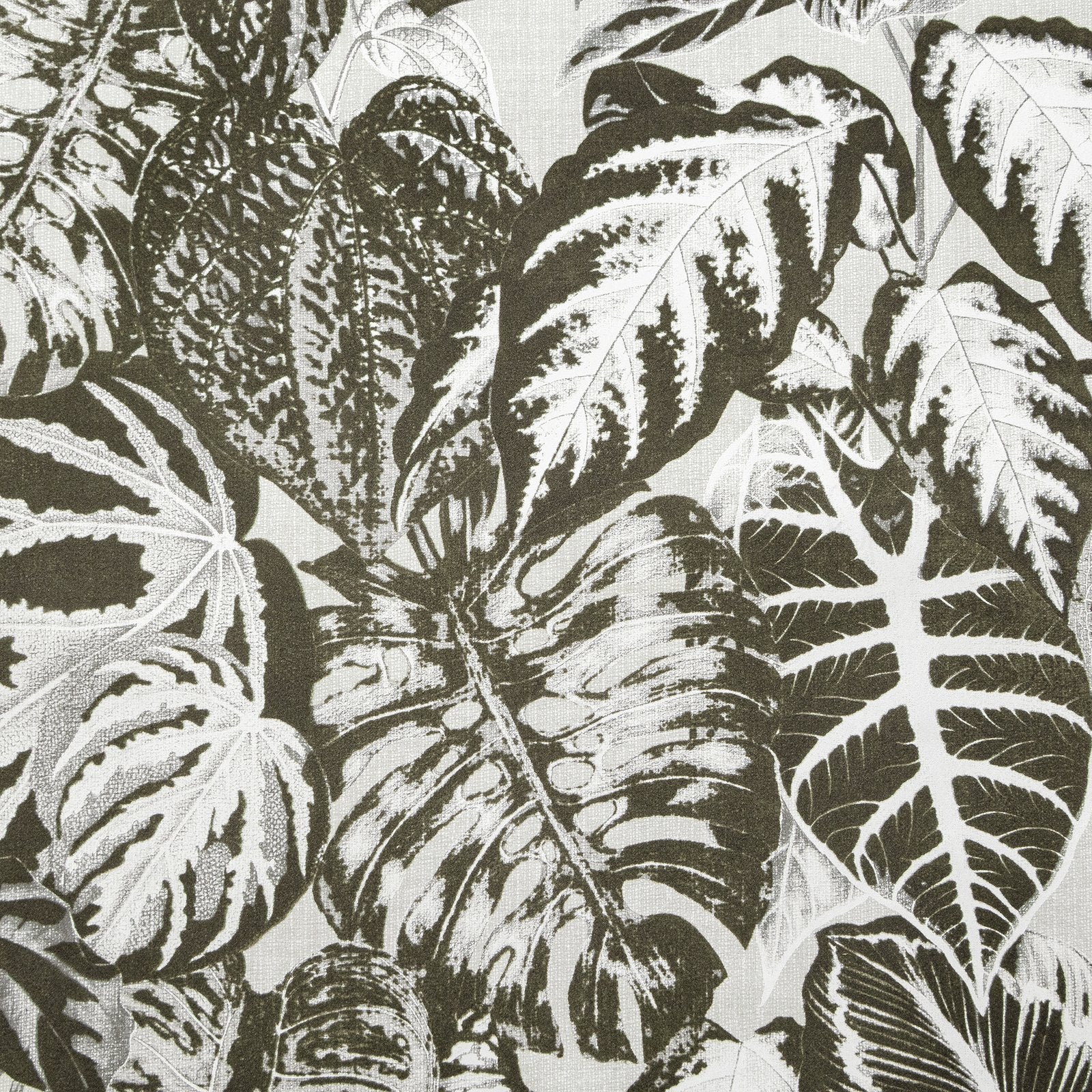 Elephant Leaf wallpaper in silver grey color - pattern number GH81263-23 - by Galerie in the Feel collection