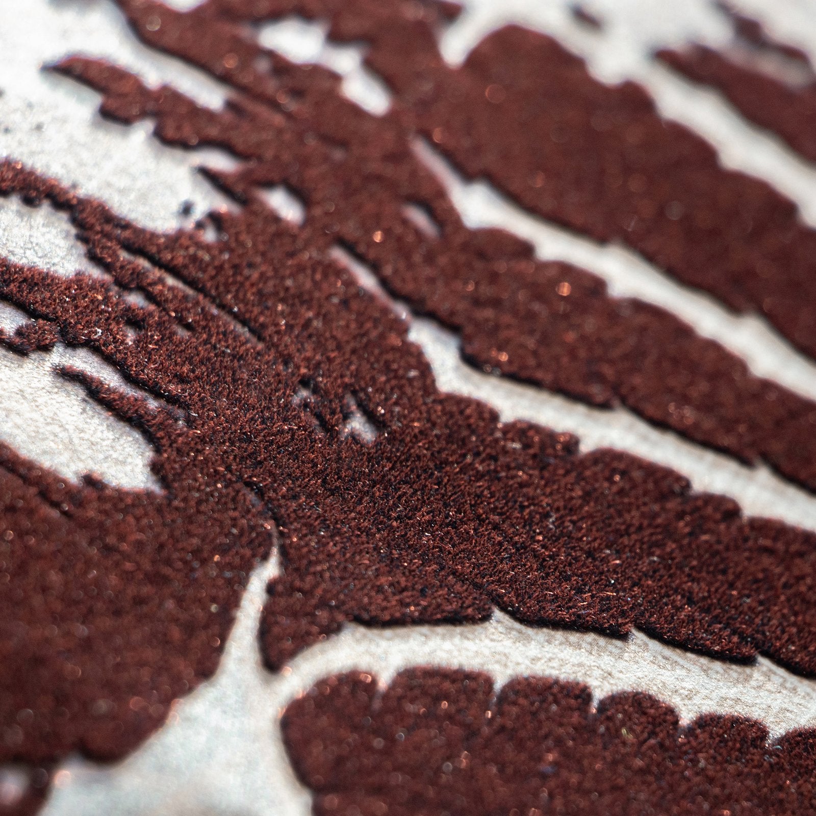 Elephant Leaf wallpaper in red color - pattern number GH81265-23 - by Galerie in the Feel collection