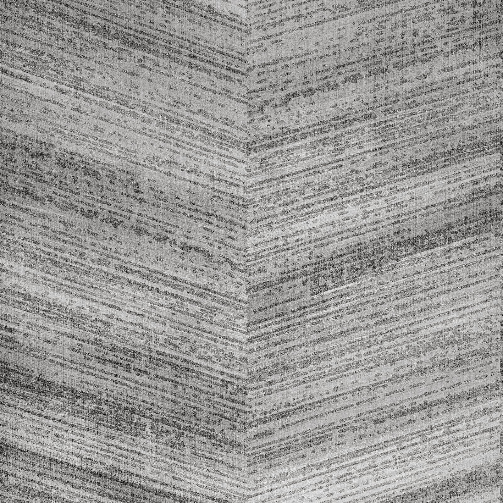 Vetro wallpaper in silver grey color - pattern number GH81327-23 - by Galerie in the Salt collection