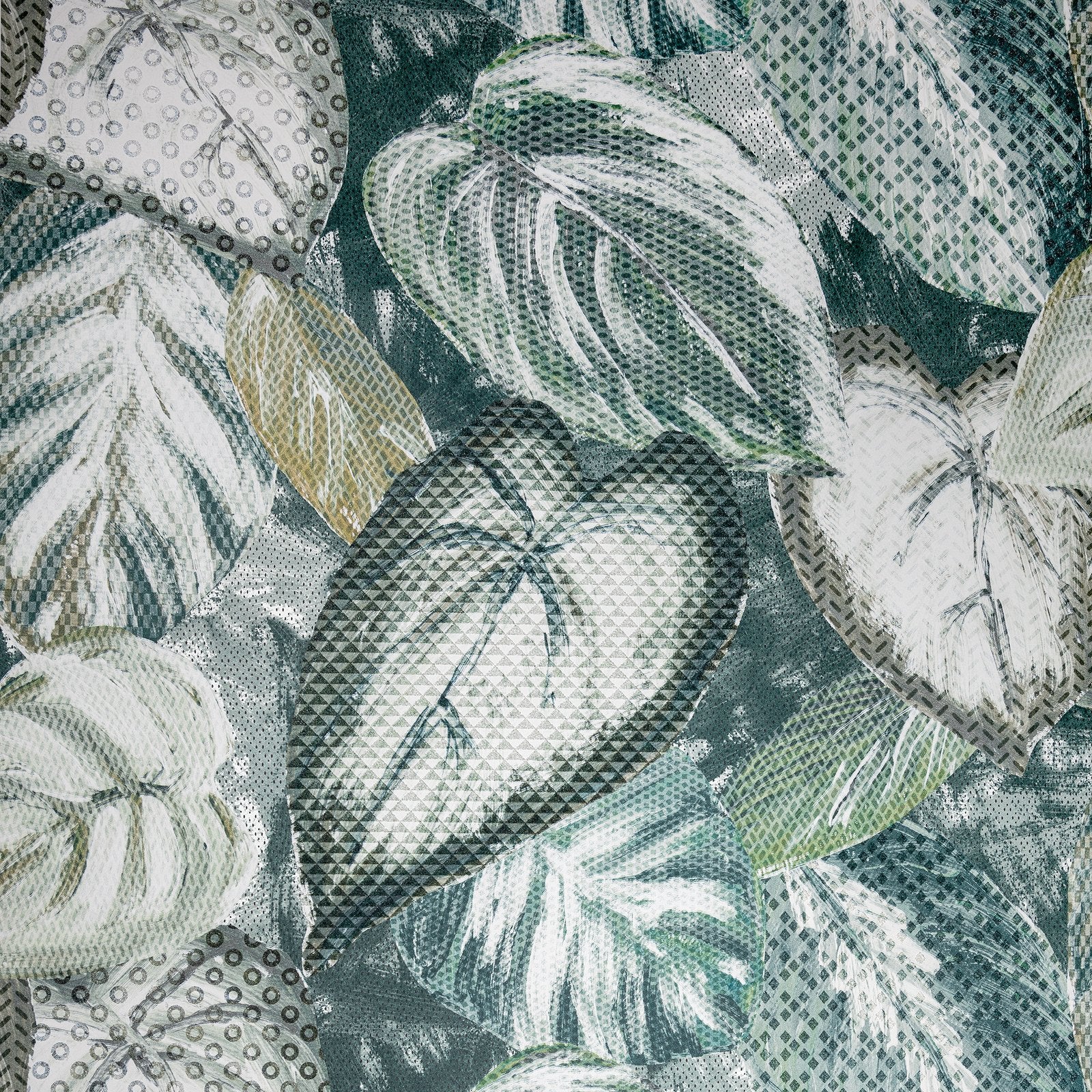 Ficus wallpaper in green color - pattern number GH81344-23 - by Galerie in the Pepper collection