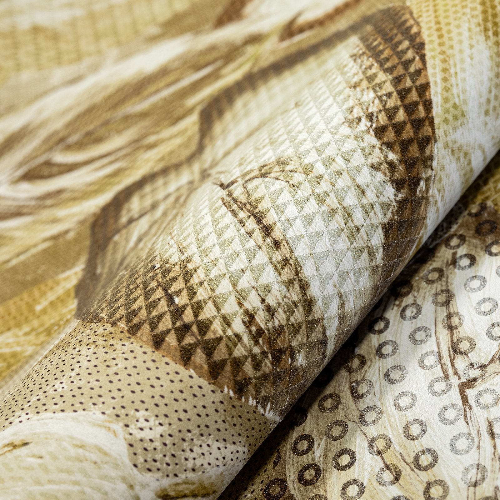 Ficus wallpaper in yellow color - pattern number GH81349-23 - by Galerie in the Pepper collection