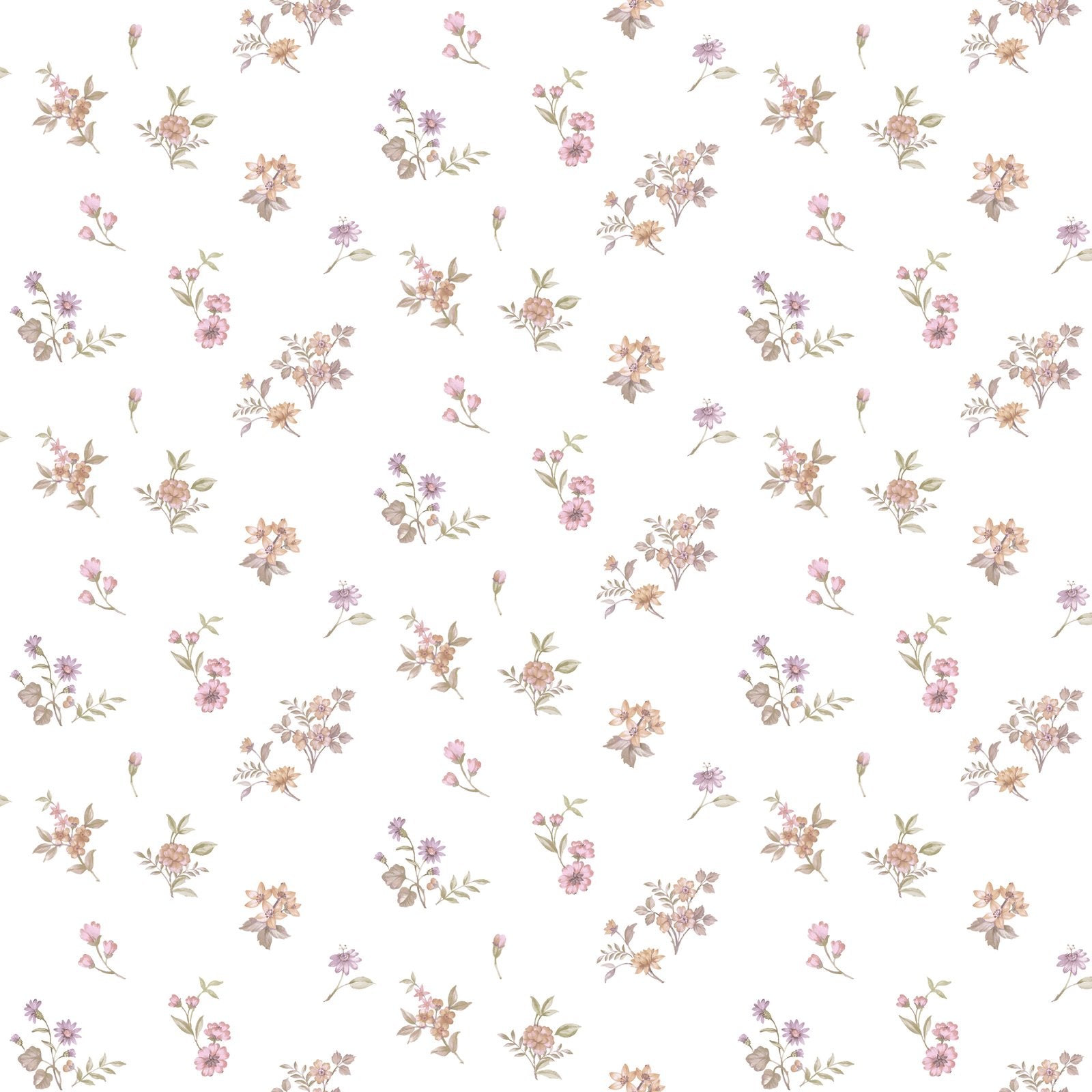 Allover Victoria Garden Wallpaper in Pink color - pattern number 8360 - by Galerie in the Blooming Garden collection