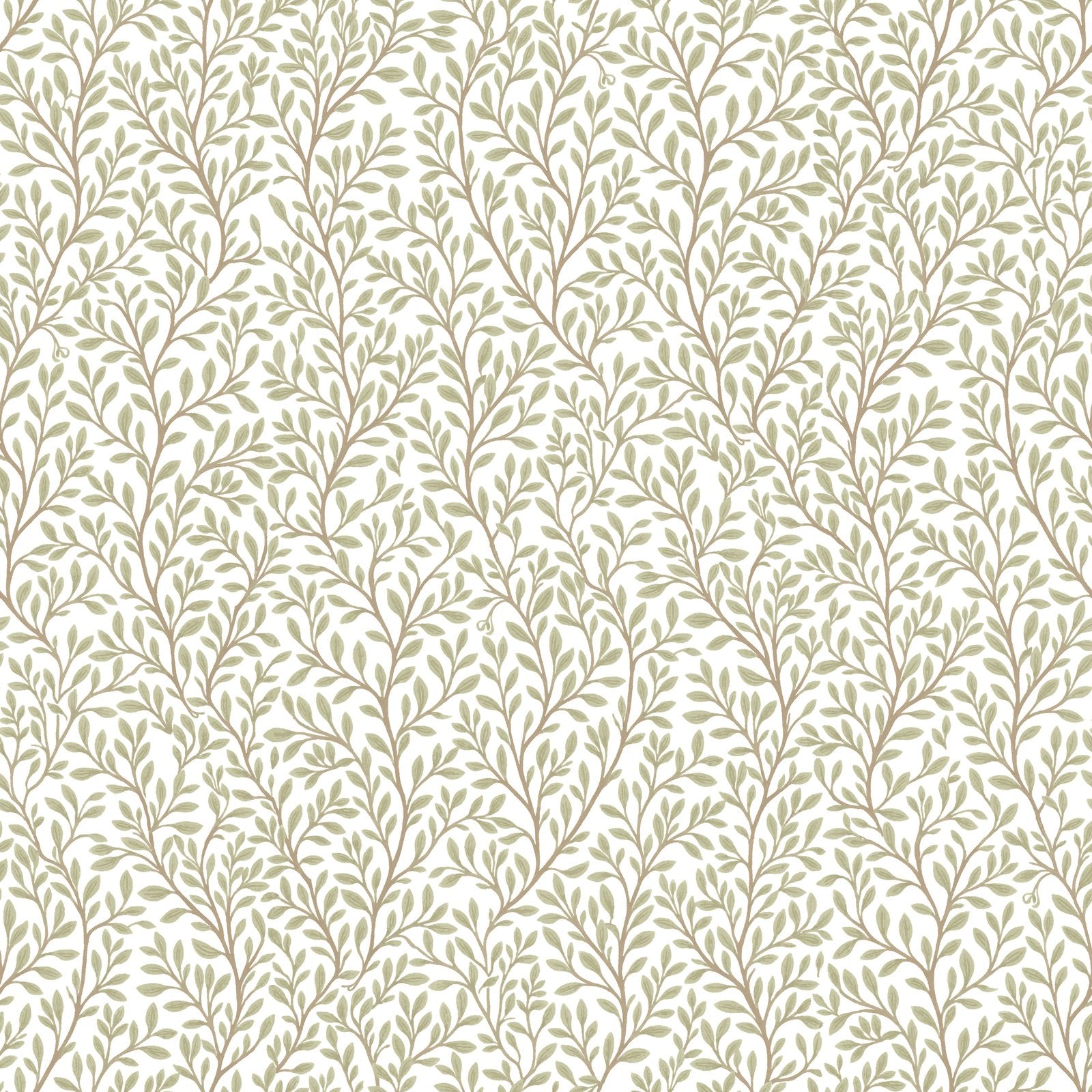 Flow Garden Wallpaper in Green color - pattern number 8365 - by Galerie in the Blooming Garden collection