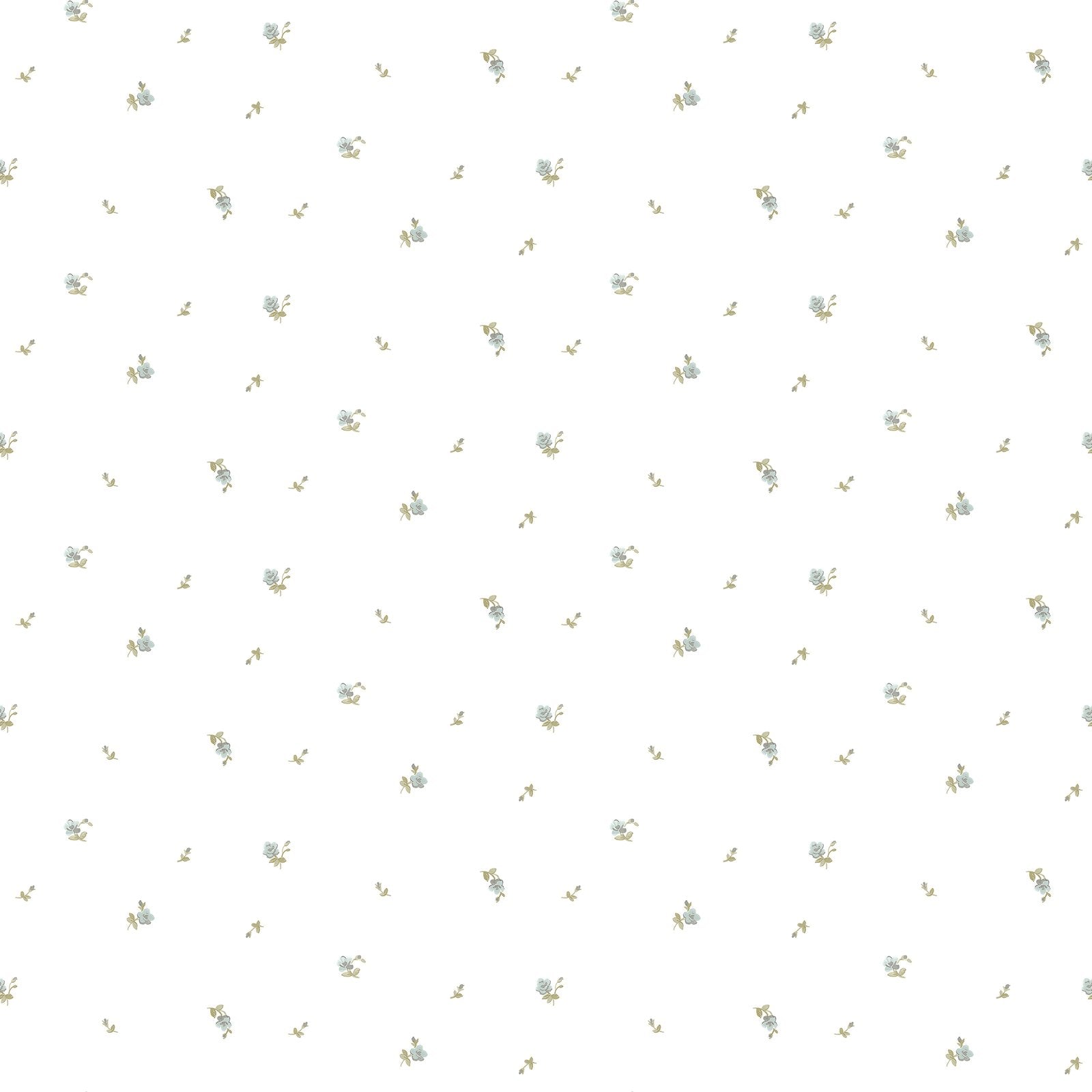 Net Flow Wallpaper in Blue color - pattern number 8375 - by Galerie in the Blooming Garden collection