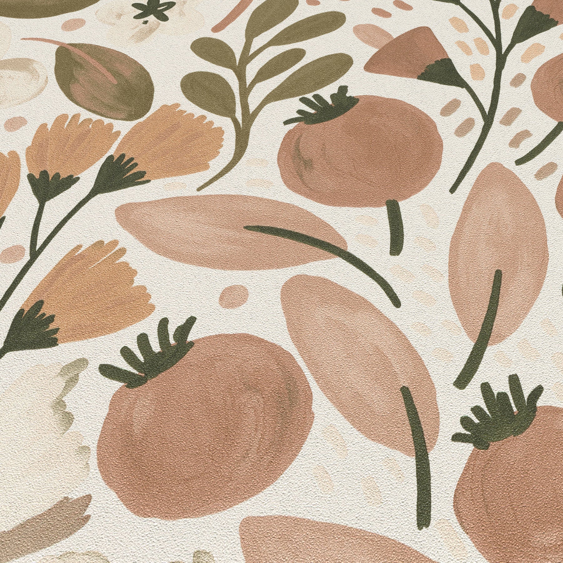 Poetic Garden Wallpaper in brown color - pattern number 8411-VRTR-AB5 - by Veer Decor in the Veer Decor 2025 Collection collection