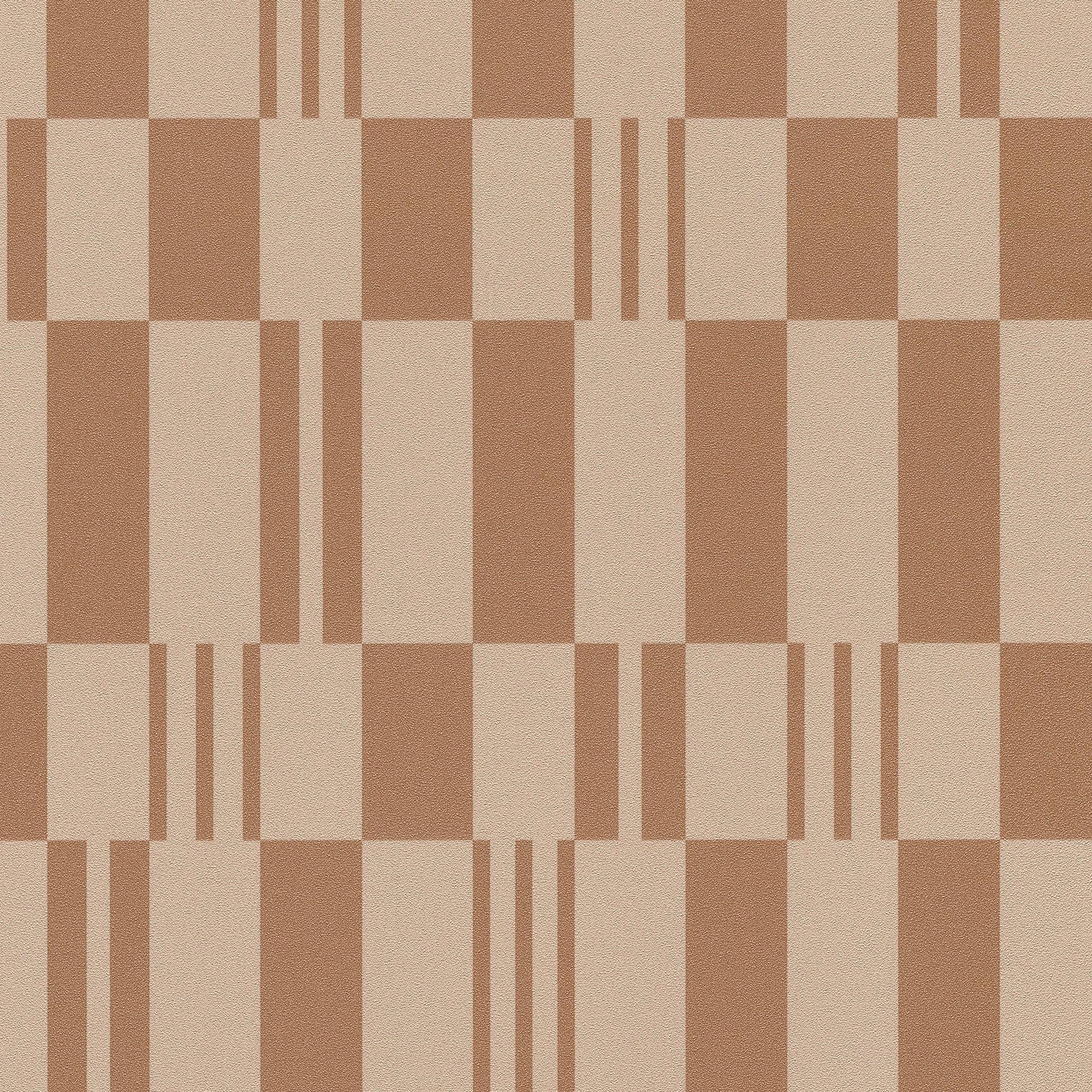 Sun Geo Stripe Wallpaper in brown color - pattern number 8411-VRTR-AD4 - by Veer Decor in the Veer Decor 2025 Collection collection