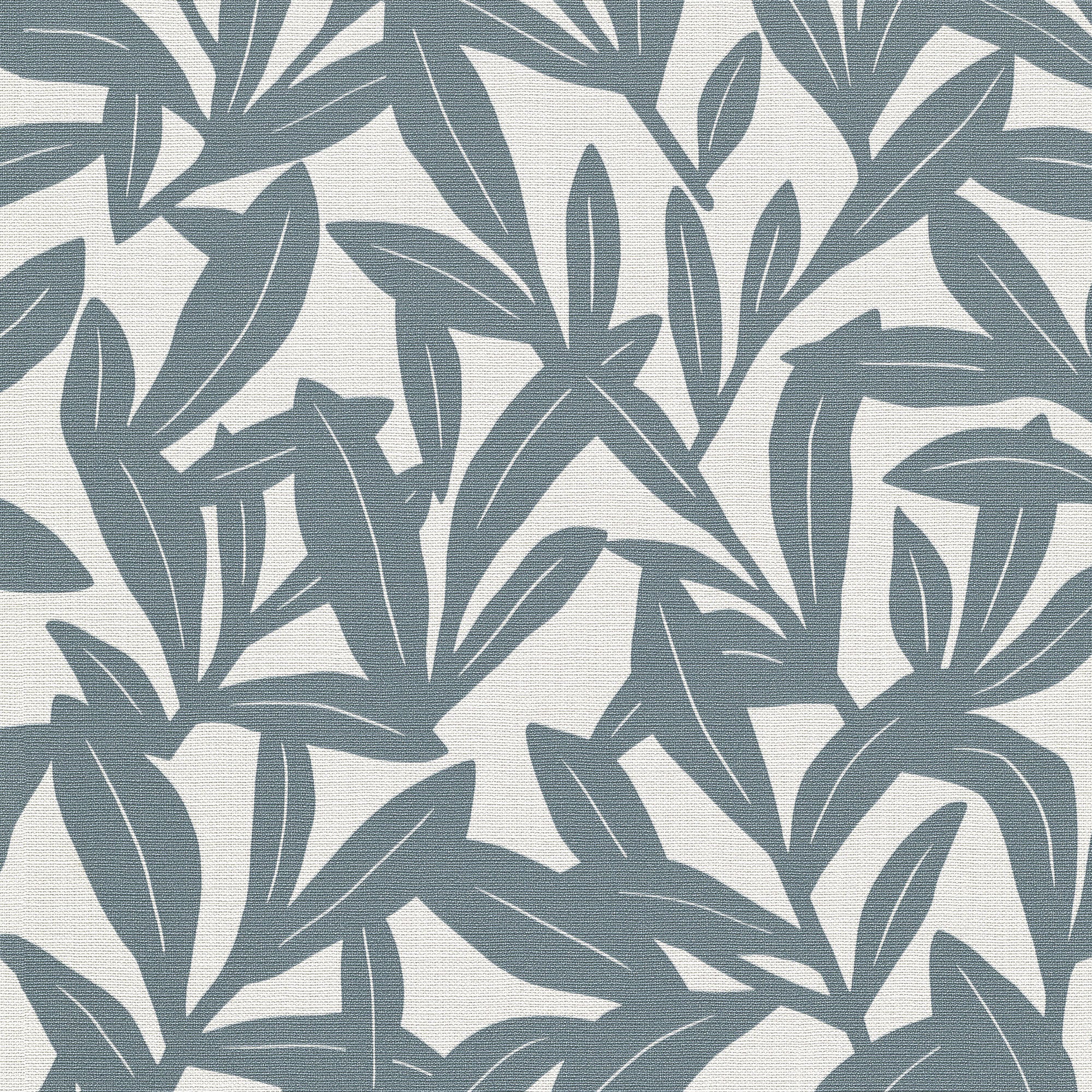 Shadowleaf Wallpaper in blue color - pattern number 8411-VRTR-AE2 - by Veer Decor in the Veer Decor 2025 Collection collection