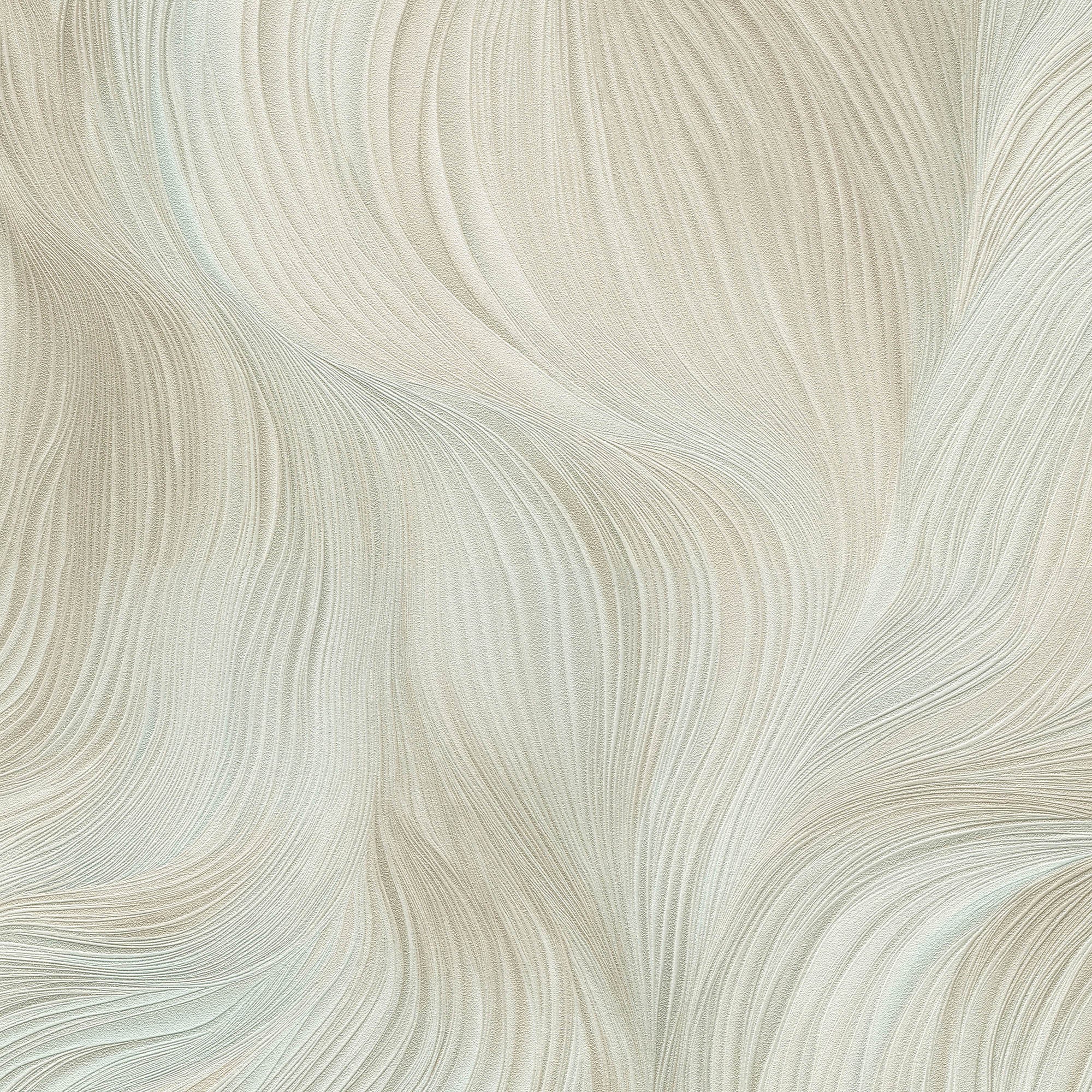 Waves of Light Wallpaper in teal color - pattern number 8413-VRFW-AA3 - by Veer Decor in the Veer Decor 2025 Collection collection