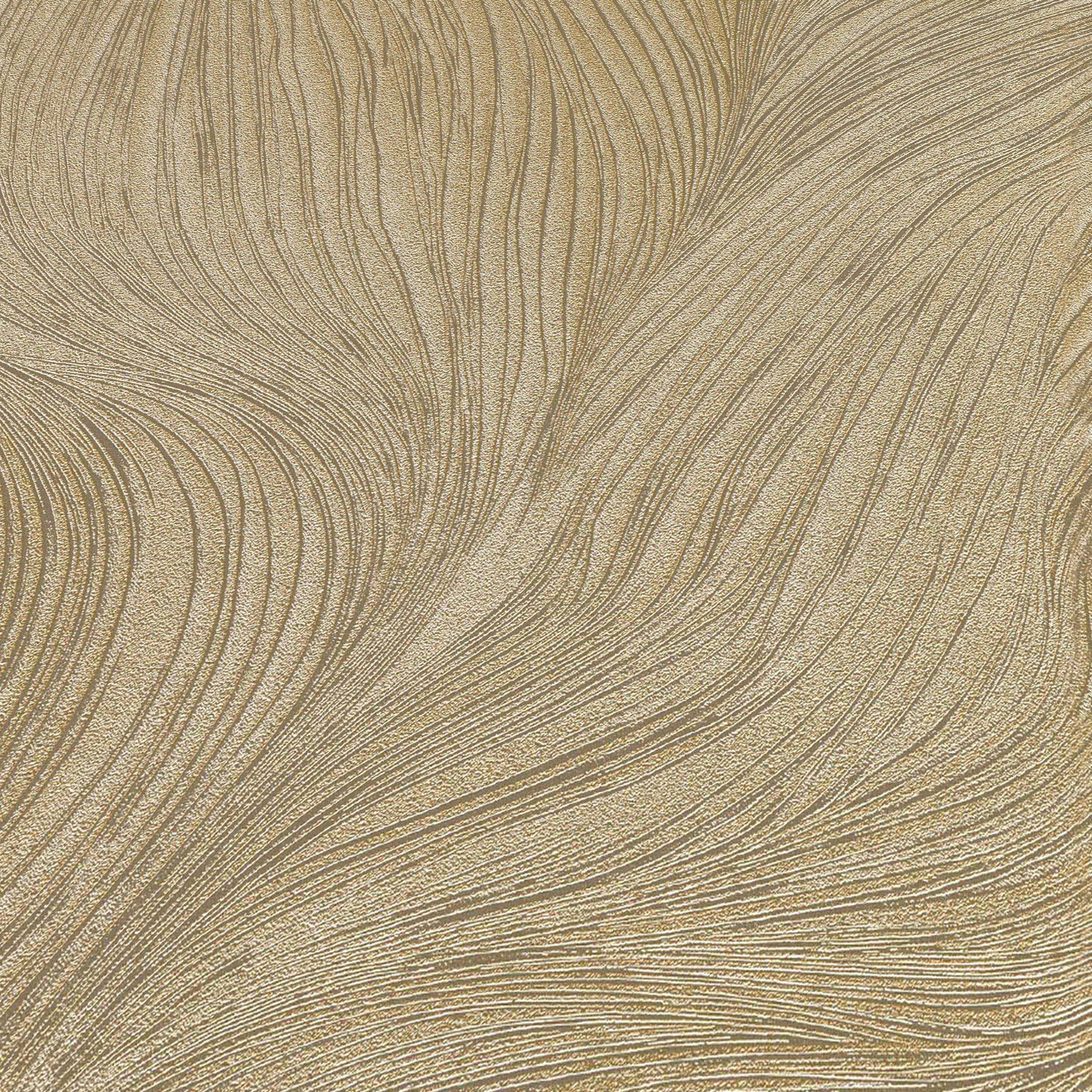 Waves of Light Wallpaper in gold color - pattern number 8413-VRFW-AA4 - by Veer Decor in the Veer Decor 2025 Collection collection