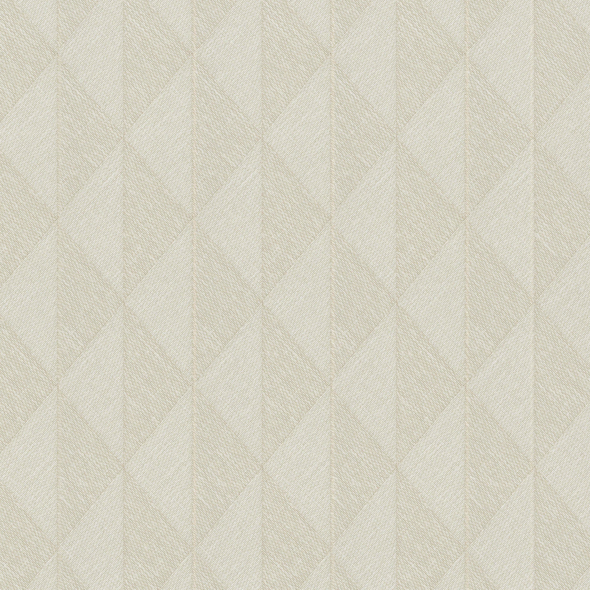 Woven Diamond Whisper Wallpaper in beige color - pattern number 8413-VRFW-AC1 - by Veer Decor in the Veer Decor 2025 Collection collection