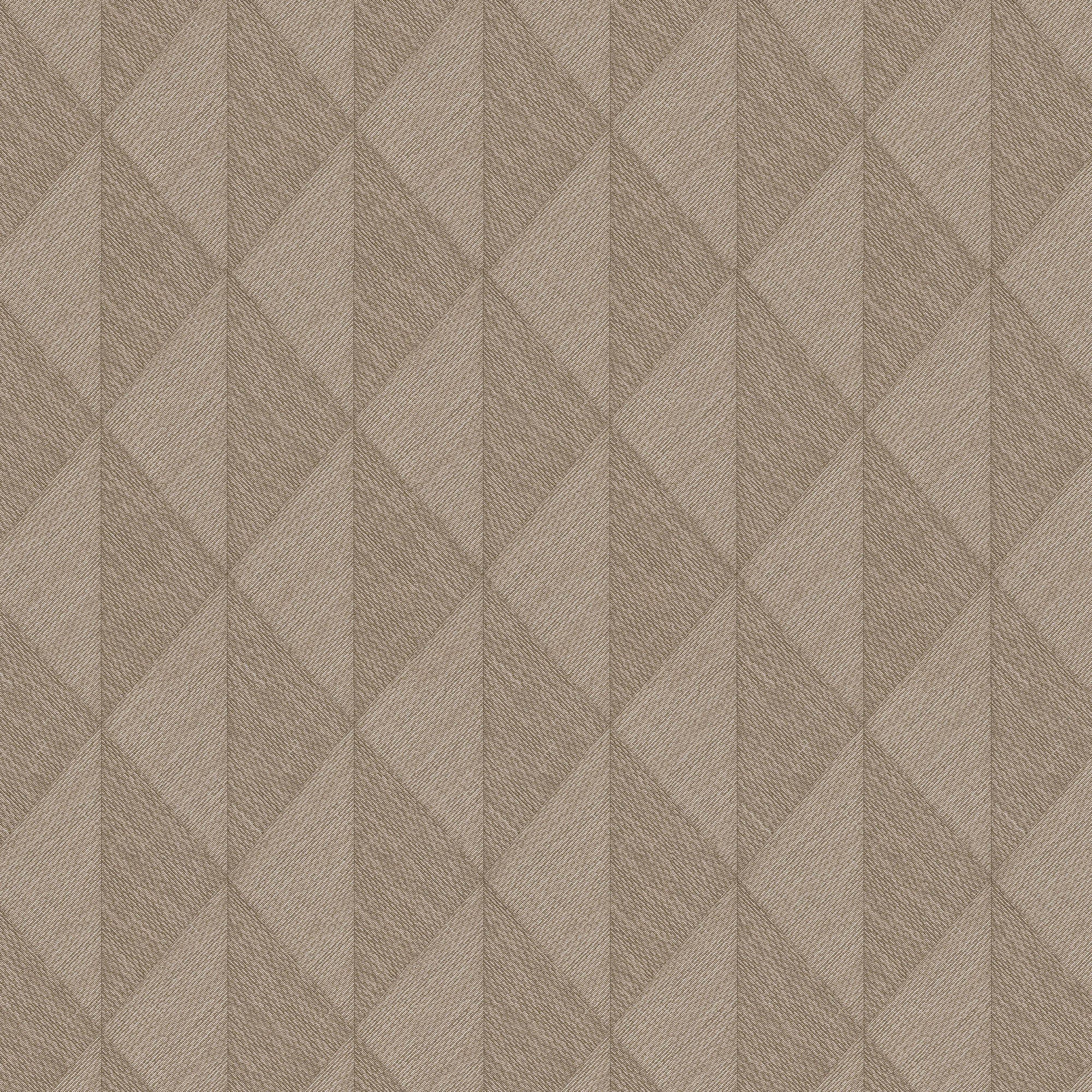 Woven Diamond Whisper Wallpaper in brown color - pattern number 8413-VRFW-AC2 - by Veer Decor in the Veer Decor 2025 Collection collection