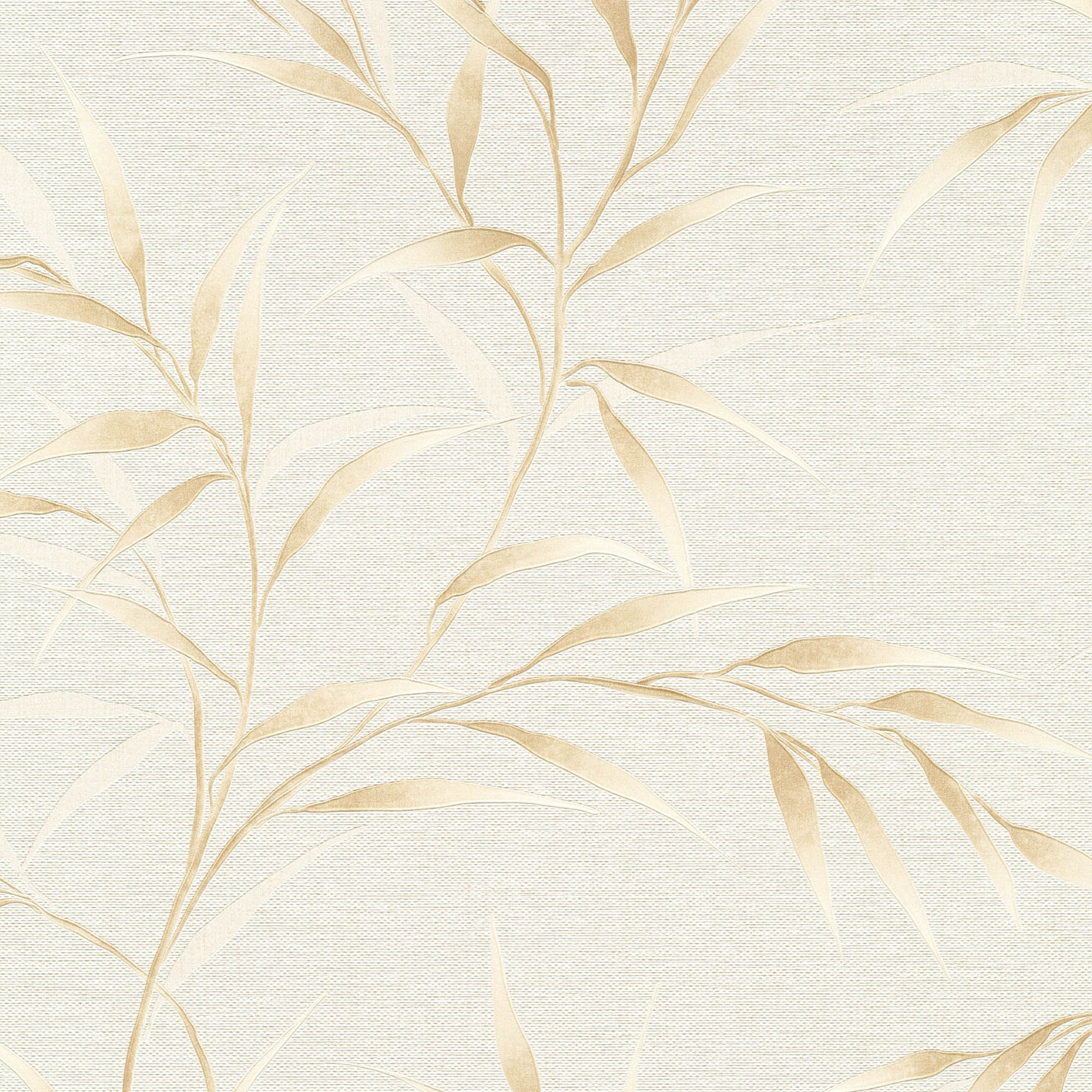 Yamato Leaves Wallpaper in beige color - pattern number 8413-VRFW-AG1 - by Veer Decor in the Veer Decor 2025 Collection collection
