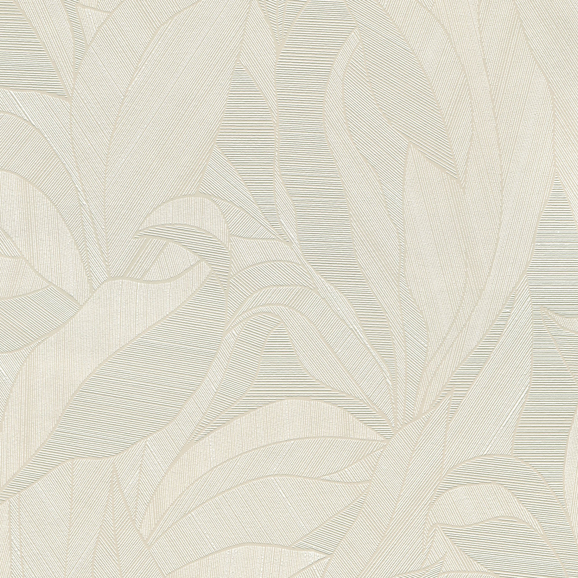 Silvana Leaves Wallpaper in beige color - pattern number 8414-VRINC-AB2 - by Veer Decor in the Veer Decor 2025 Collection collection