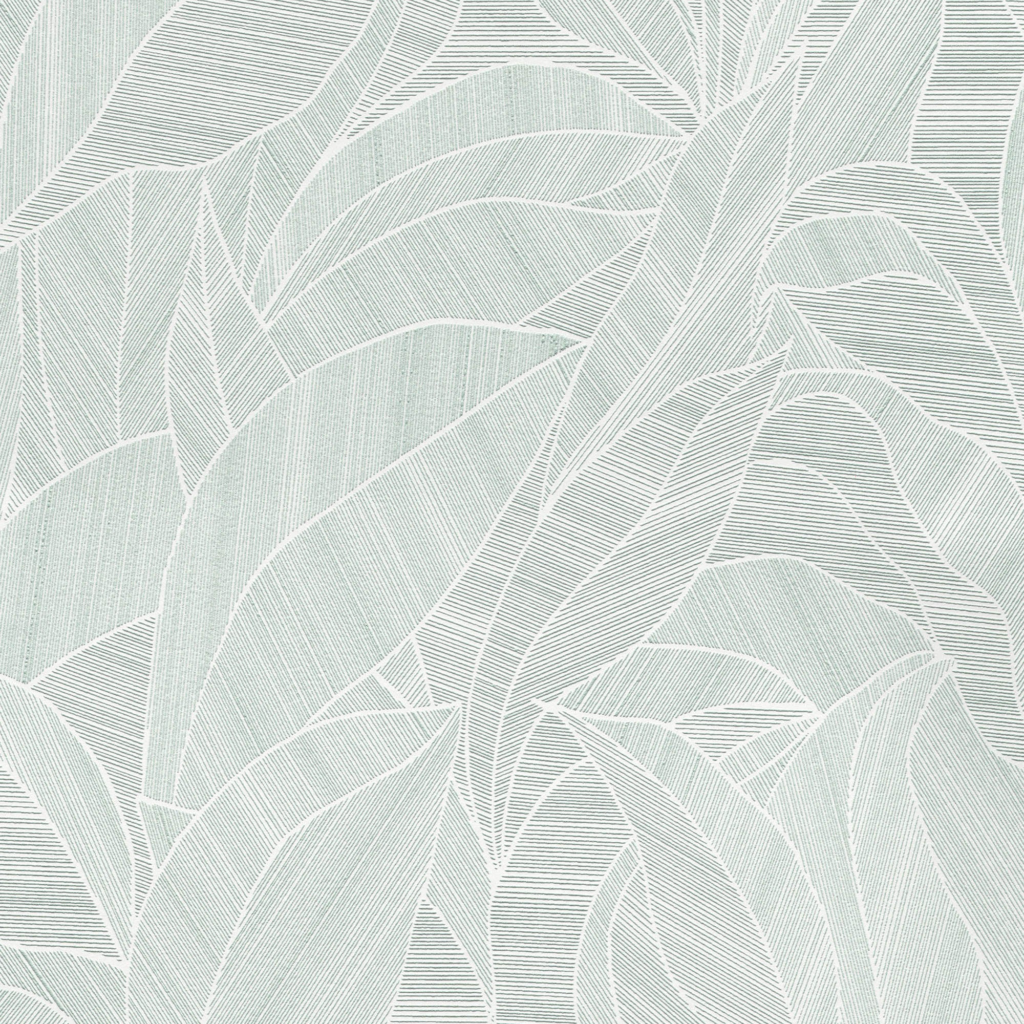 Silvana Leaves Wallpaper in green color - pattern number 8414-VRINC-AB3 - by Veer Decor in the Veer Decor 2025 Collection collection