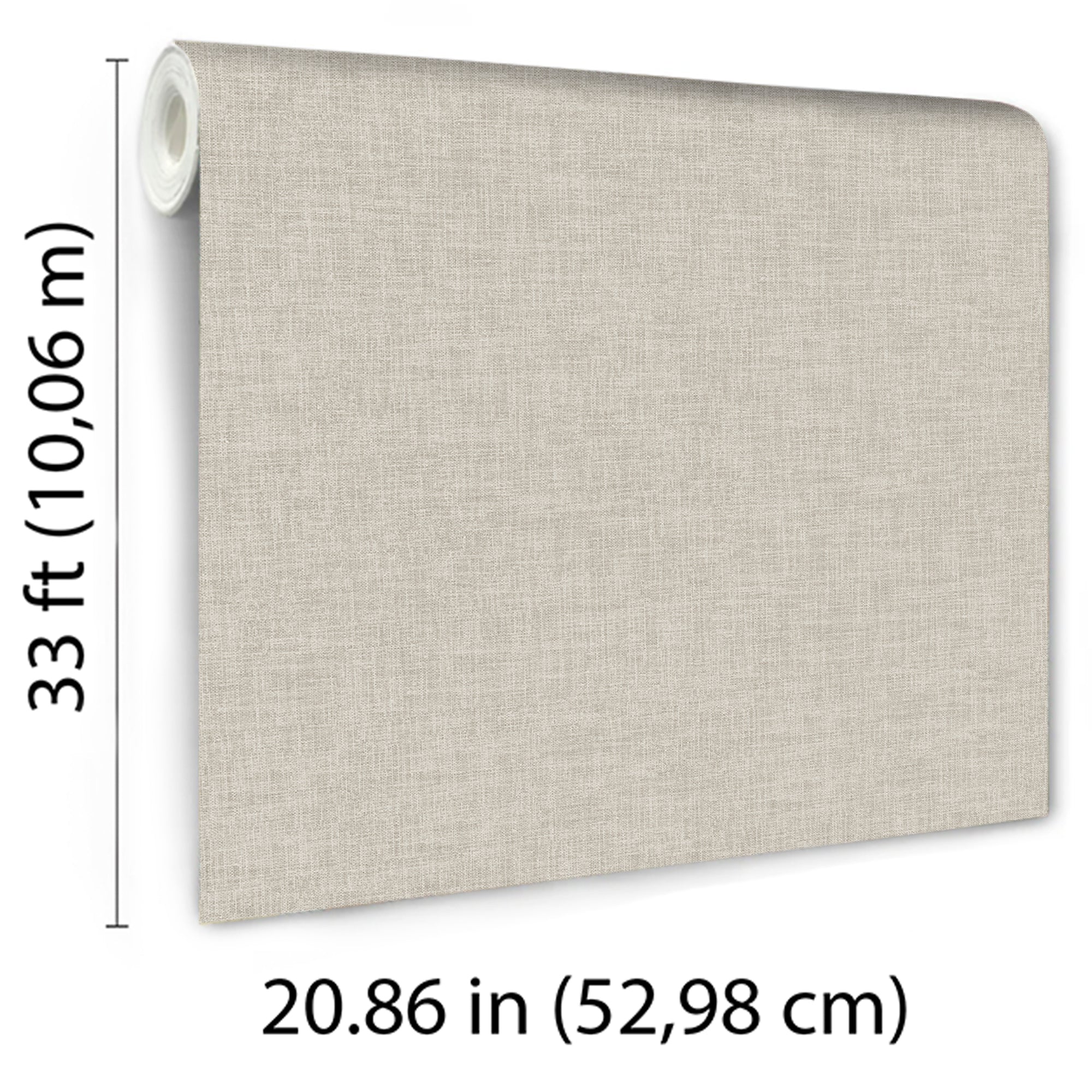 Antibes Linen Weave Texture Wallpaper in taupe color - pattern number 8421-ANT-AA5 - by Veer Decor in the Veer Decor 2025 Collection collection
