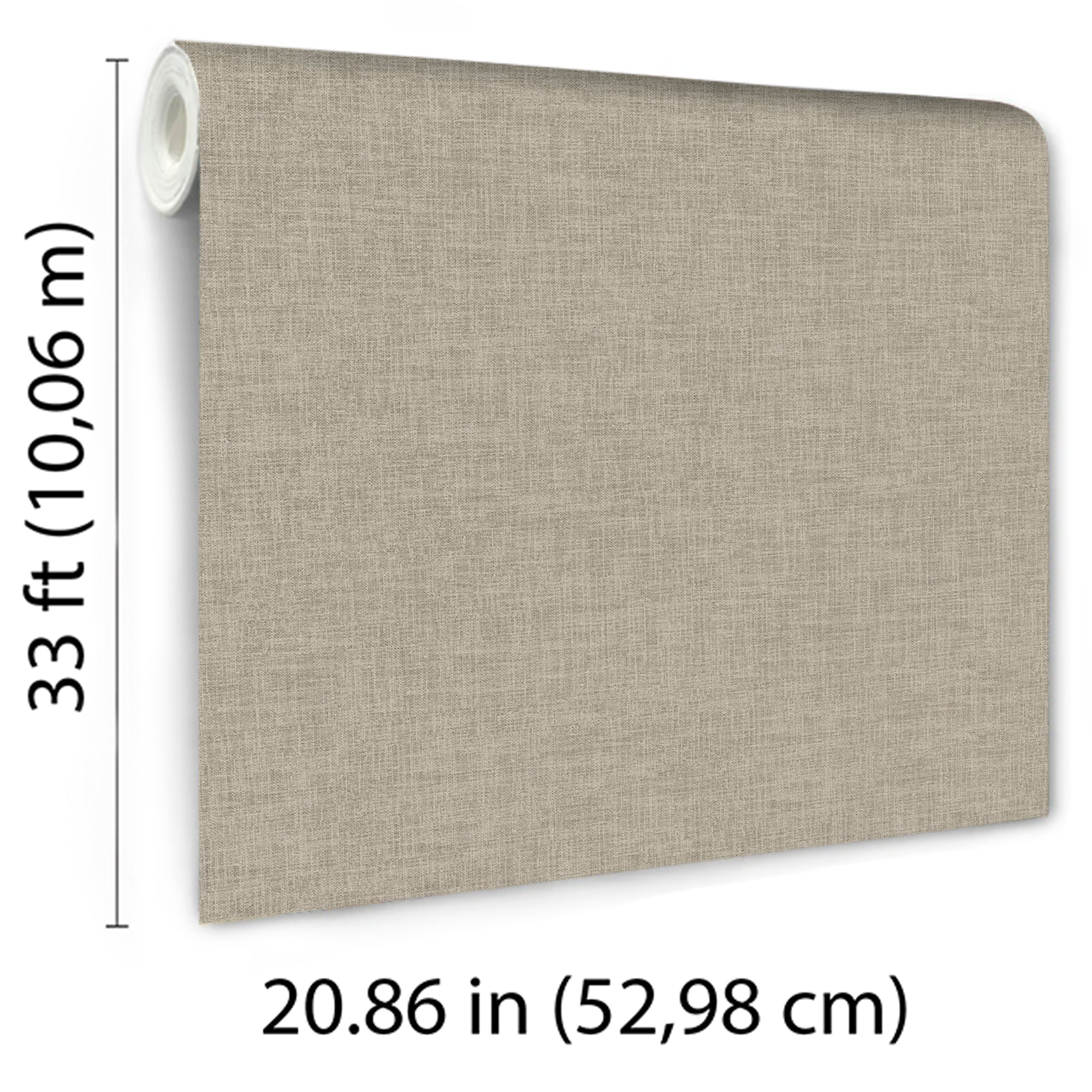 Antibes Linen Weave Texture Wallpaper in sepia color - pattern number 8421-ANT-AA6 - by Veer Decor in the Veer Decor 2025 Collection collection