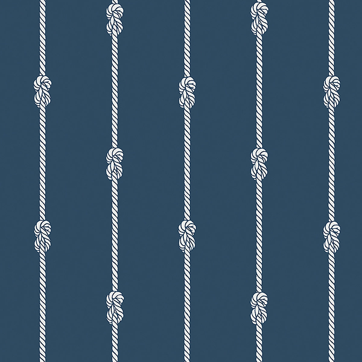 Knot Stripe wallpaper in navy color - pattern number 8858 - by Schumacher in the Borastapeter collection