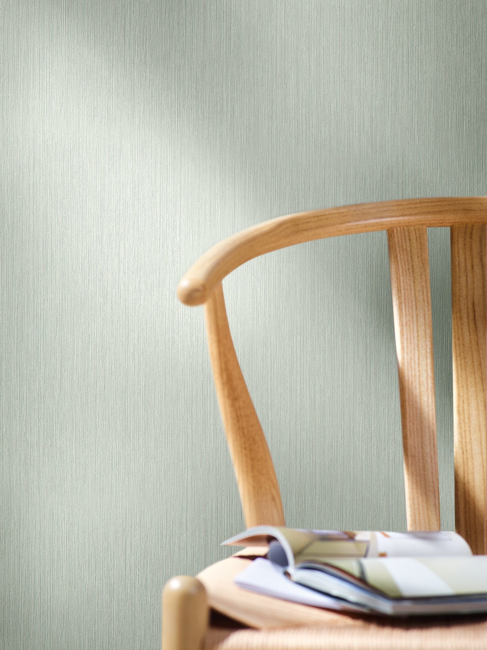 Stria wallpaper in green color - pattern number EN91945 - by Galerie in the Energy collection