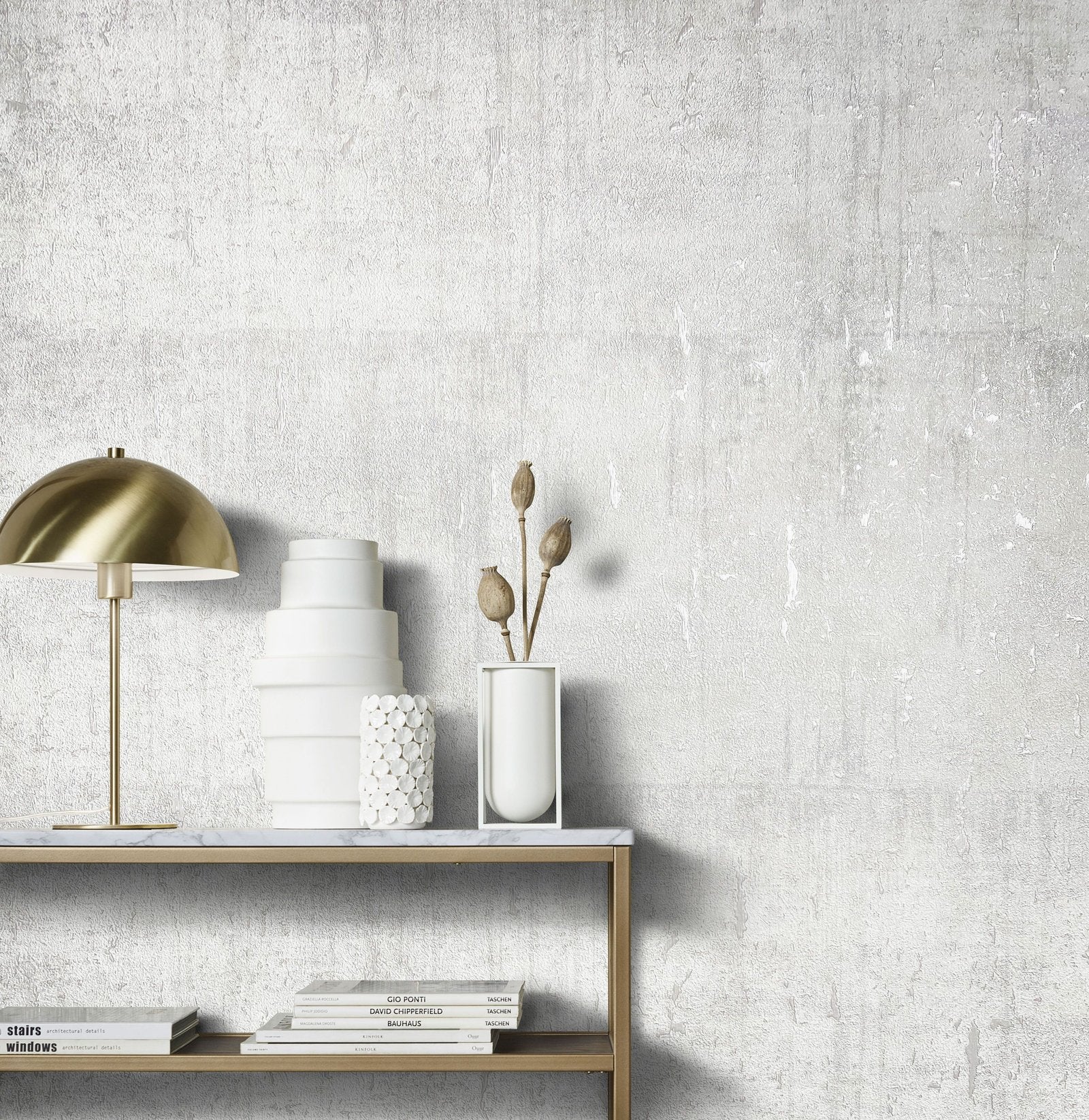 Industrial wallpaper in silver grey color - pattern number AI95028 - by Galerie in the Air collection