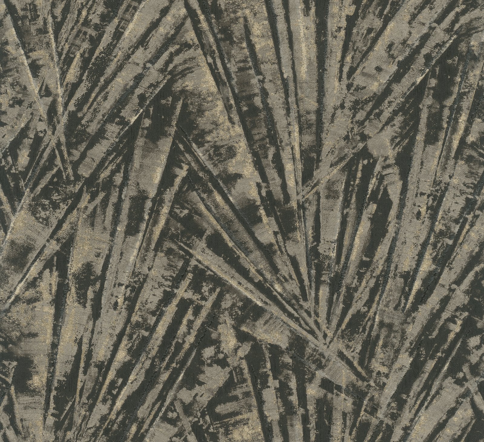 Abstract wallpaper in black color - pattern number AI95037 - by Galerie in the Air collection
