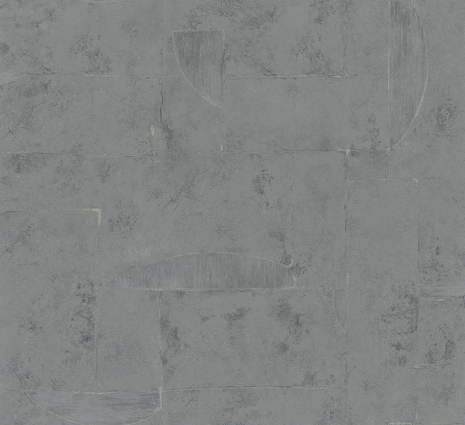 Abstract wallpaper in silver grey color - pattern number AI95046 - by Galerie in the Air collection