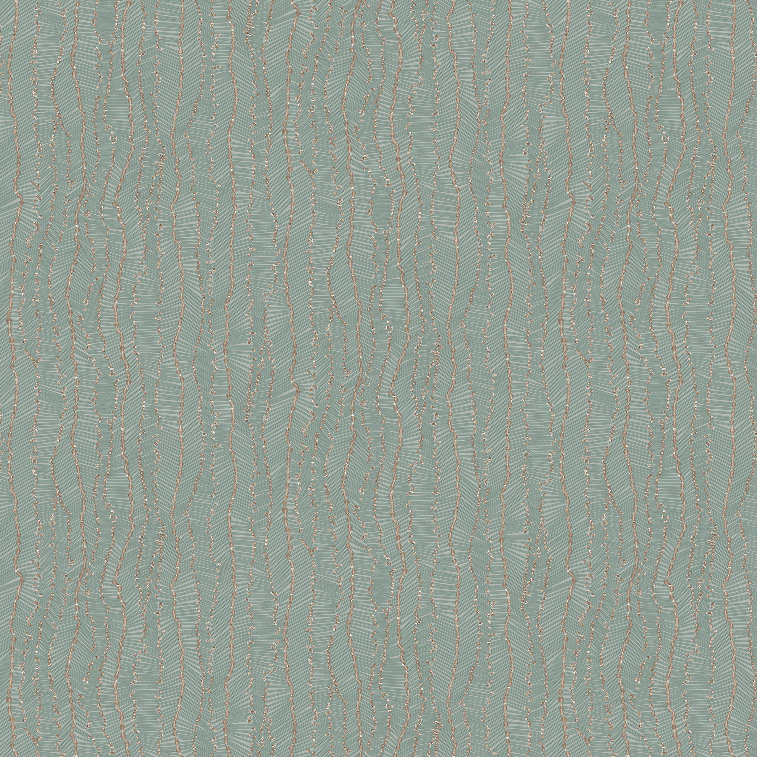 Brera fabric in green gold color - pattern number 9511 - by Armani Casa in the Refined Structures collection