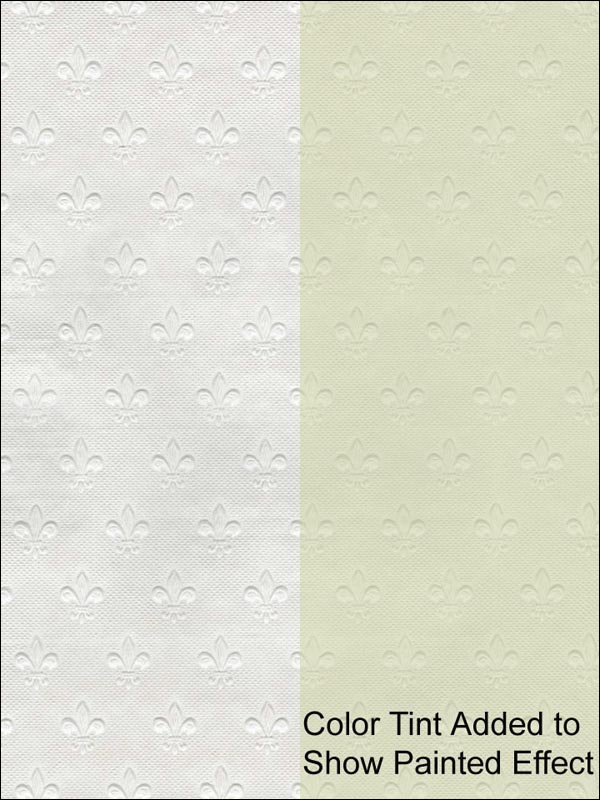 Tudor Paintable fabric in white color - pattern number 437-RD392 - by Kenneth James in the Anaglypta X collection