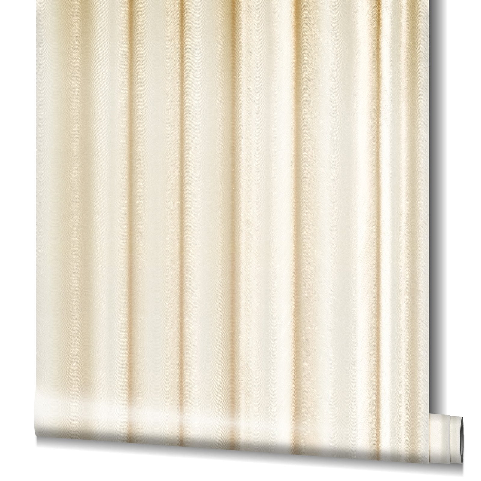 Silk Wave wallpaper in beige color - pattern number EA99138 - by Galerie in the Earth collection