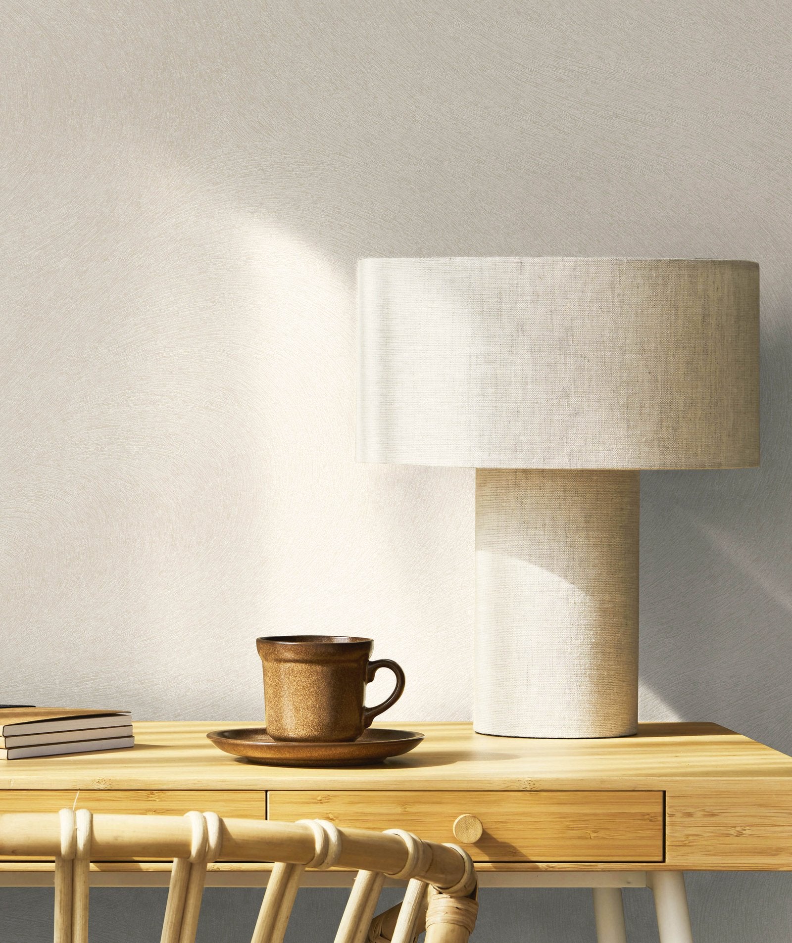Dunes wallpaper in cream color - pattern number EA99145 - by Galerie in the Earth collection
