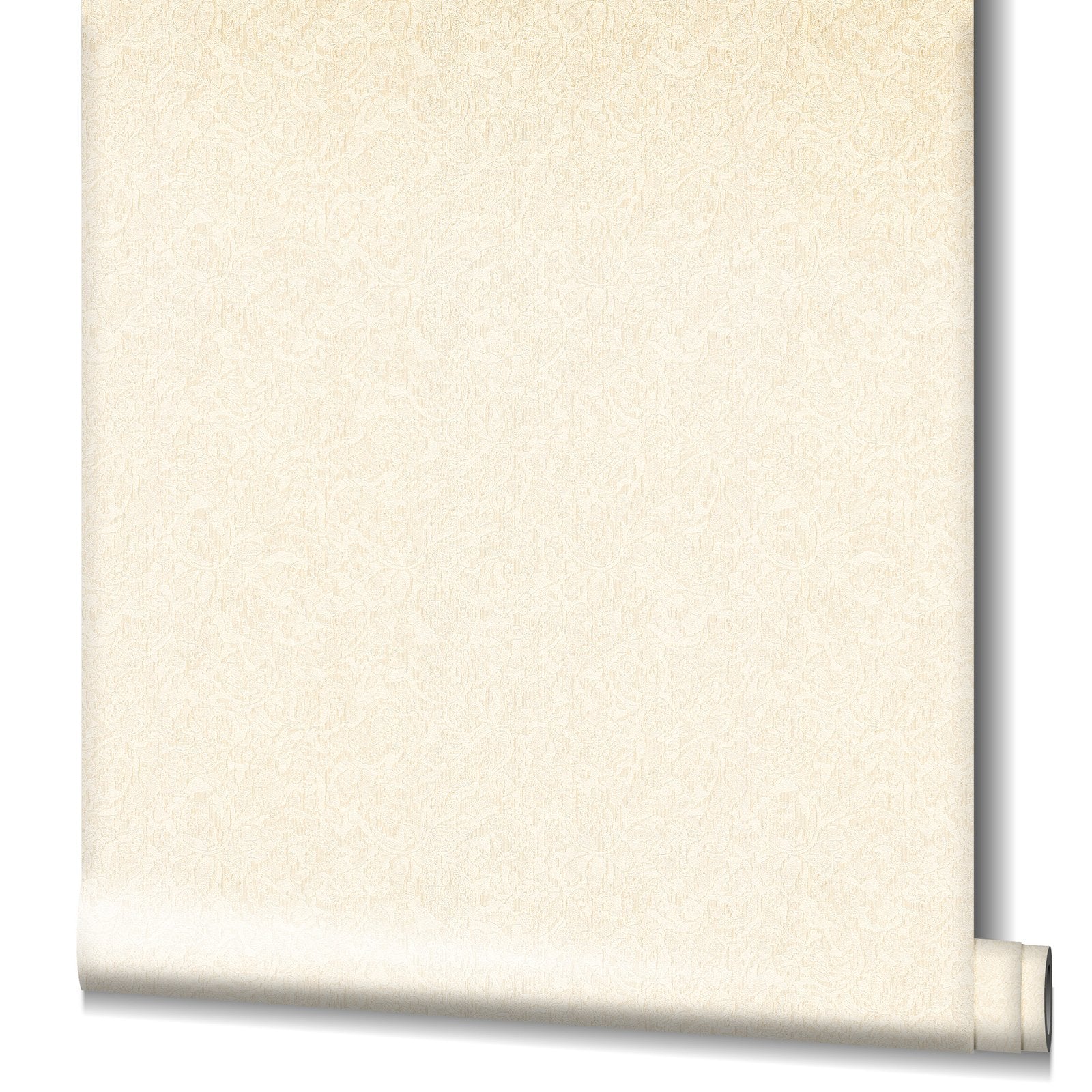 Floral wallpaper in beige color - pattern number EA99154 - by Galerie in the Earth collection