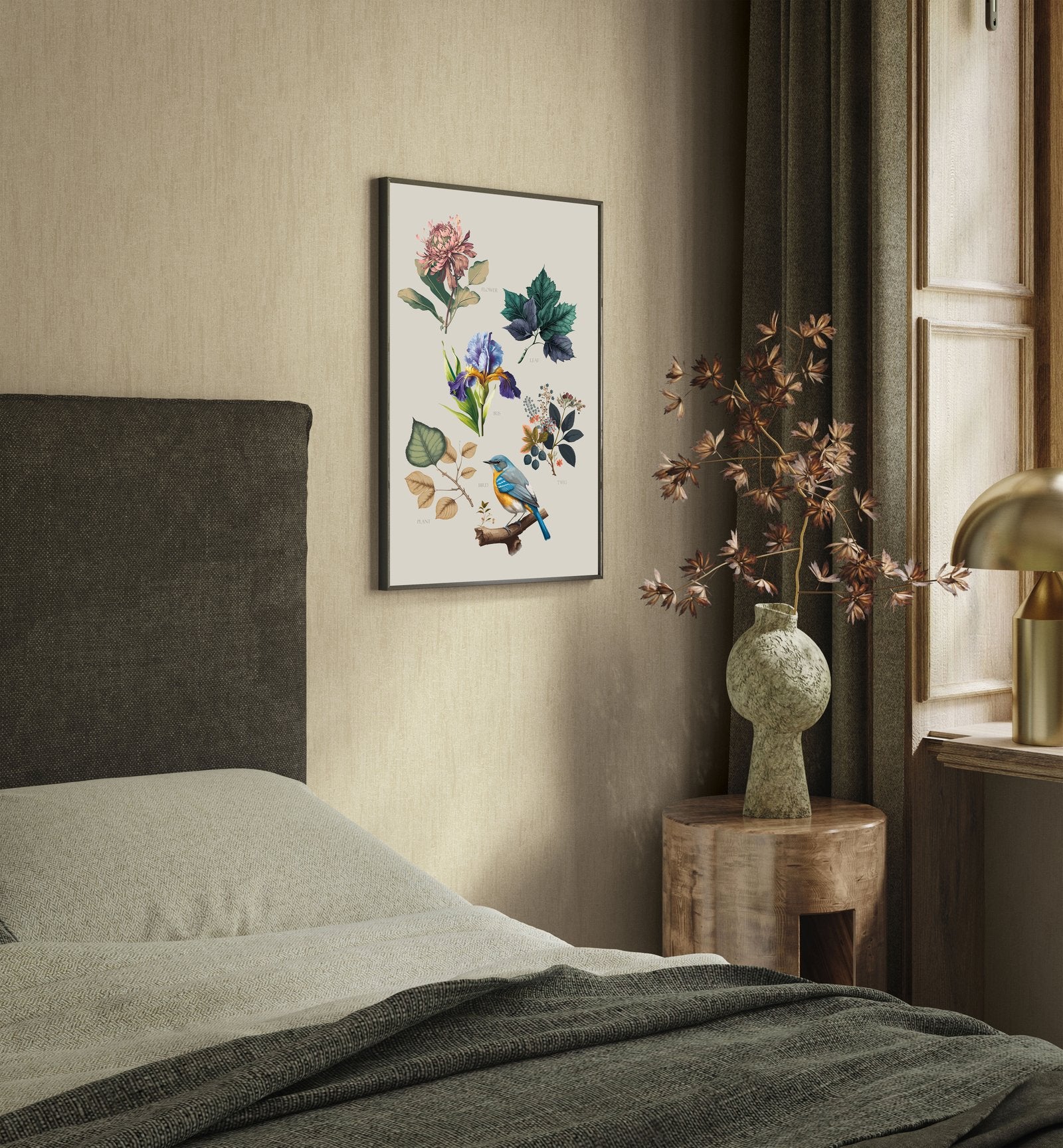 Slub wallpaper in gold color - pattern number EA99155 - by Galerie in the Earth collection