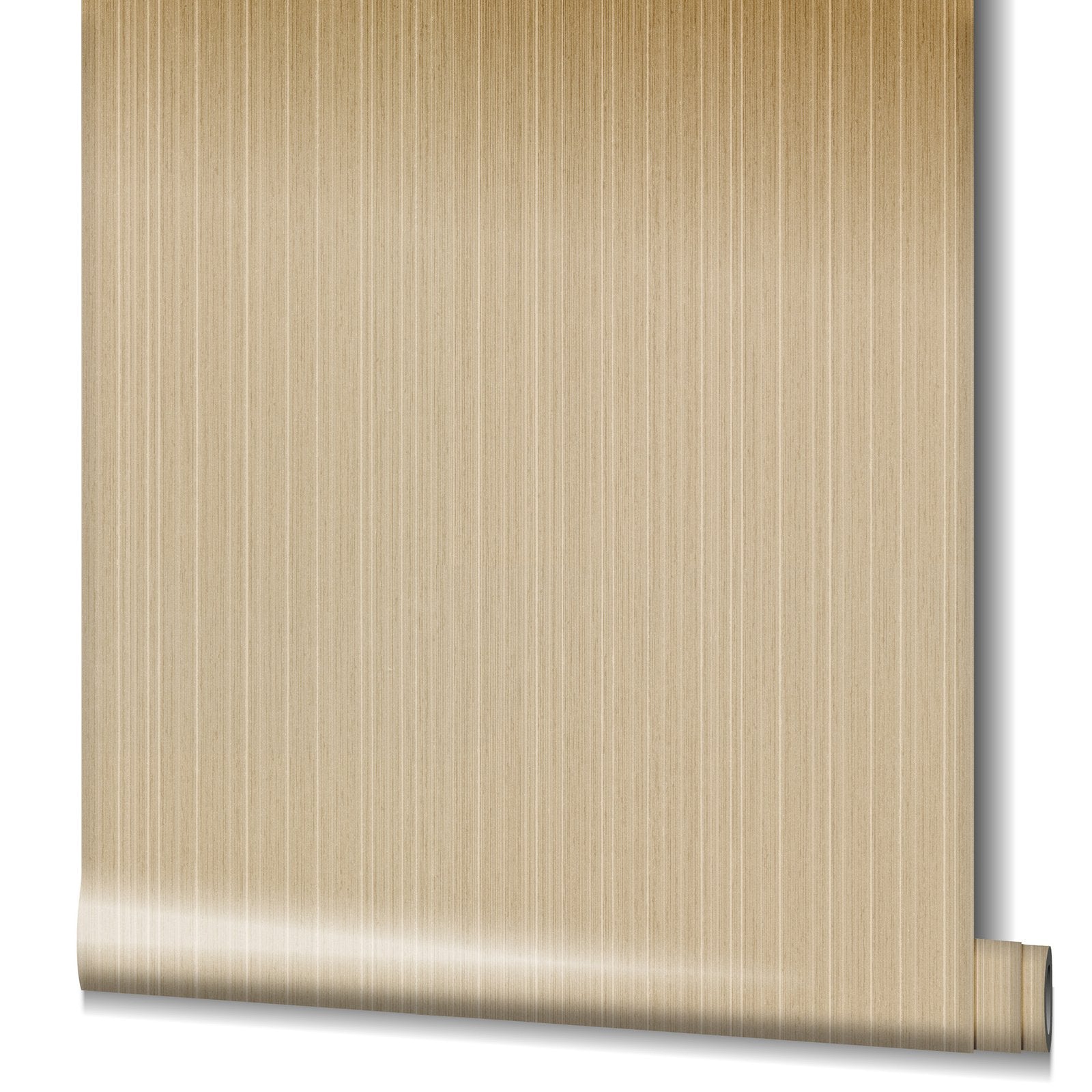Silk Stripe wallpaper in rose gold color - pattern number EA99157 - by Galerie in the Earth collection