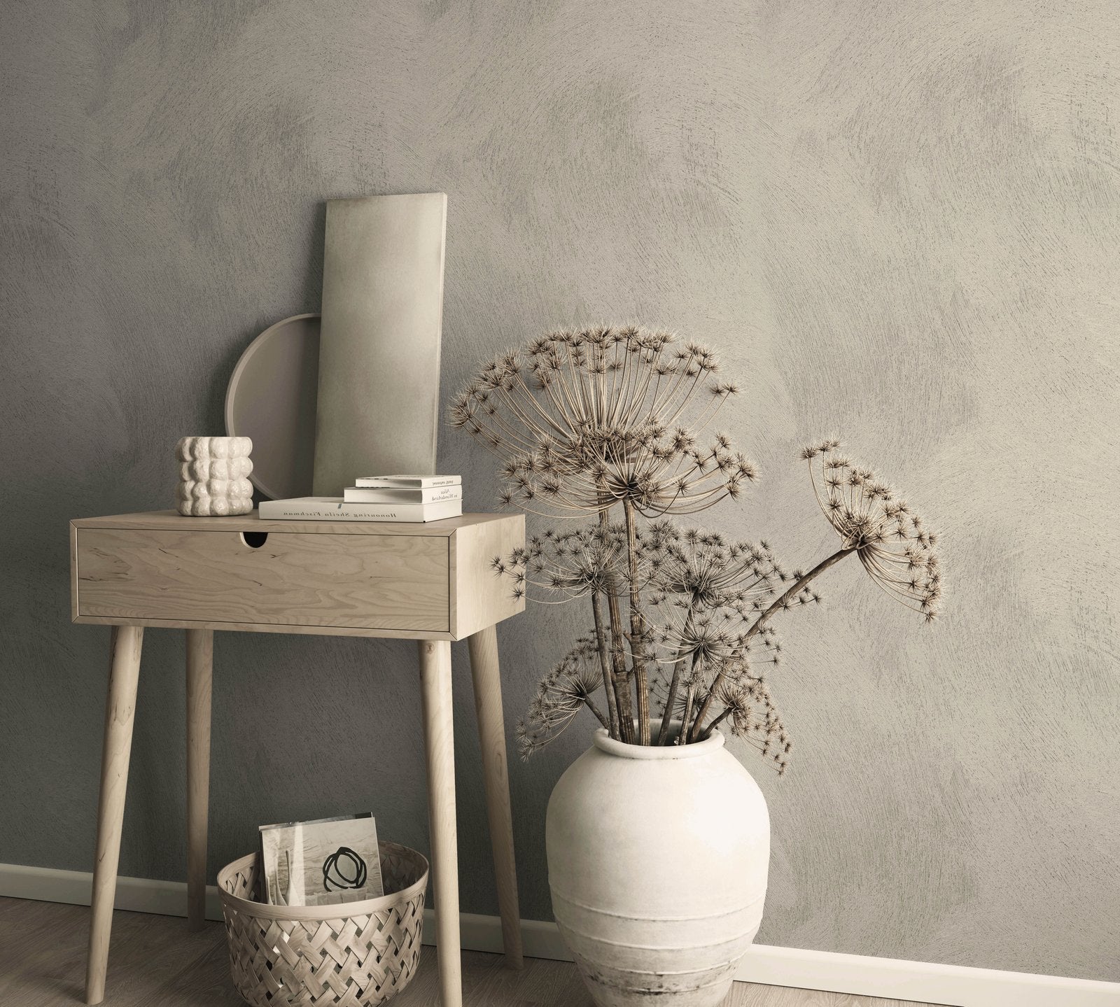 Sweeping Lines wallpaper in bronze brown color - pattern number EA99161 - by Galerie in the Earth collection