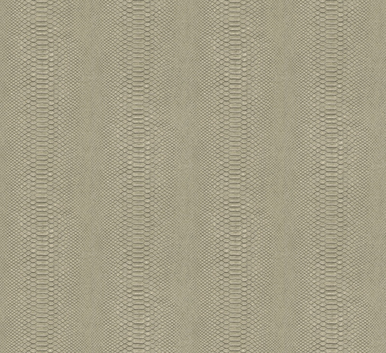 Snake Skin wallpaper in bronze brown color - pattern number EA99179 - by Galerie in the Earth collection