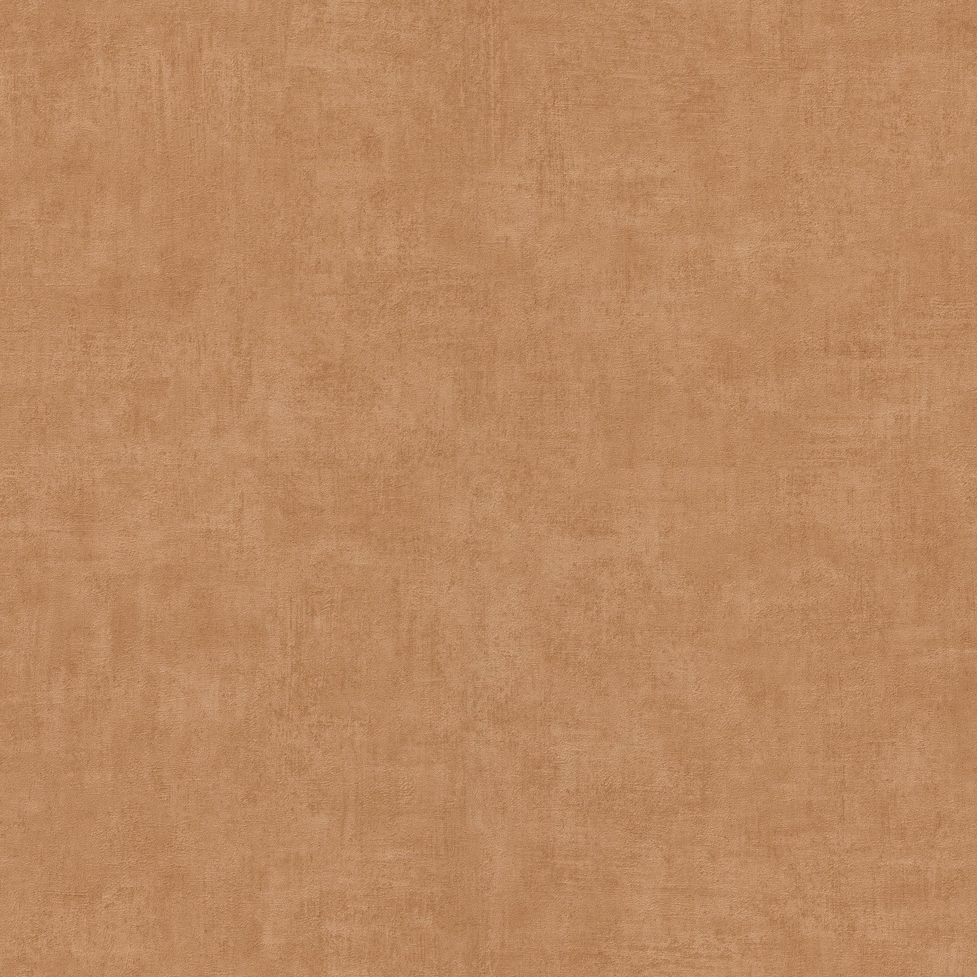 Patinated Plain Wallpaper in orange color - pattern number A51520 - by Grandeco in the Orom II collection