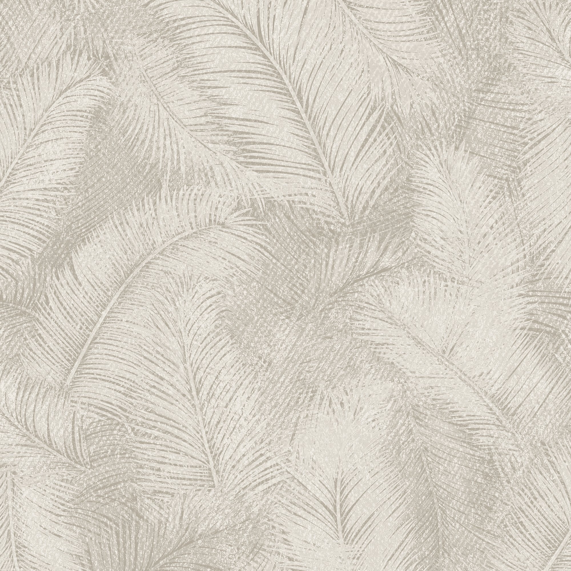 Branched Leaves All-over Wallpaper in beige color - pattern number ARA70202 - by Grandeco in the Arcadia collection