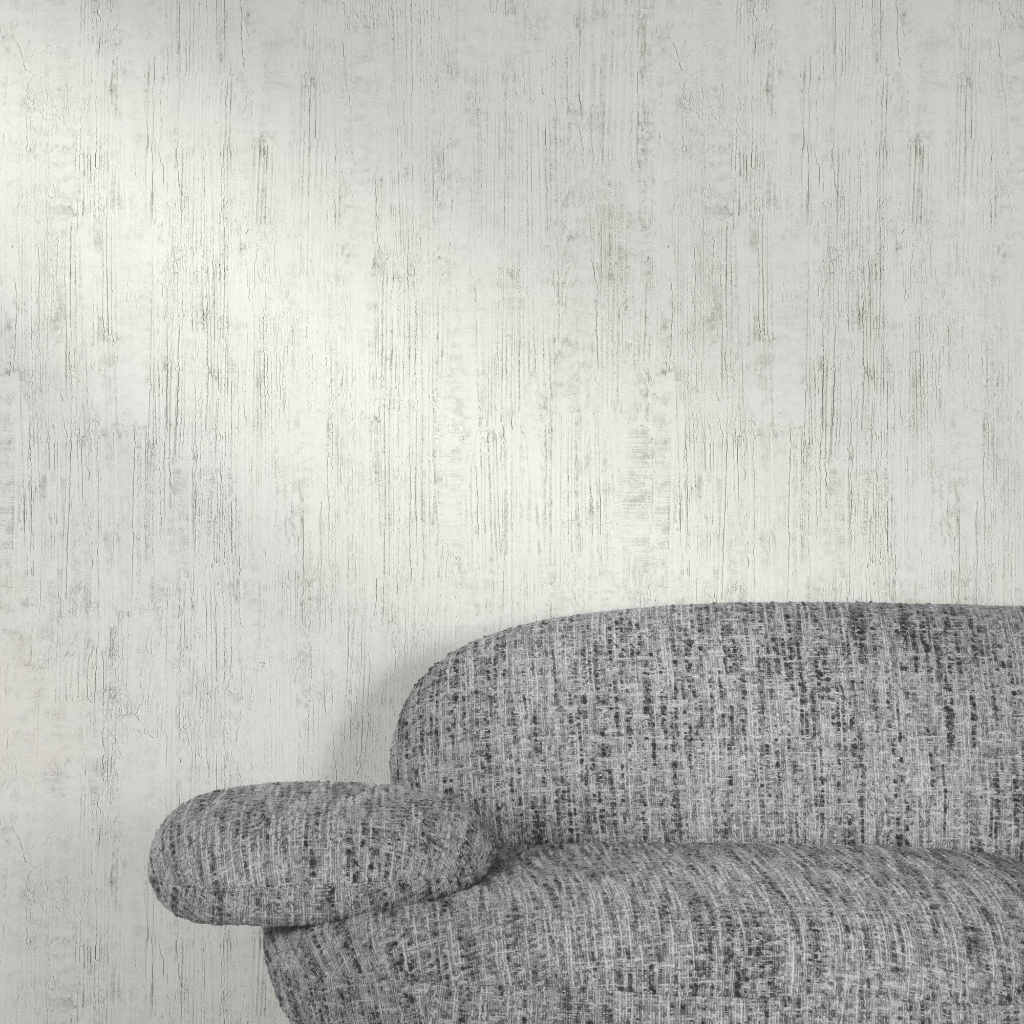 Concrete Plain Wallpaper in grey color - pattern number A77801 - by Grandeco in the Textured Vibes collection