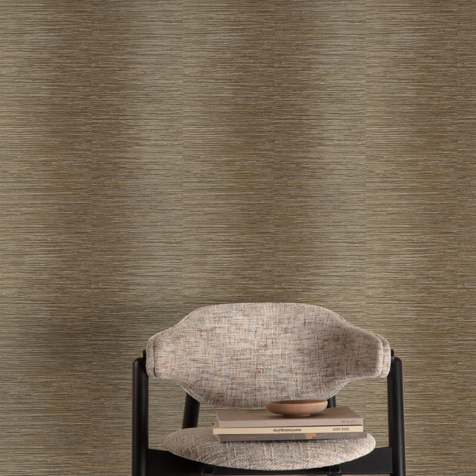 Irregular Stripes Wallpaper in brown color - pattern number A77903 - by Grandeco in the Textured Vibes collection