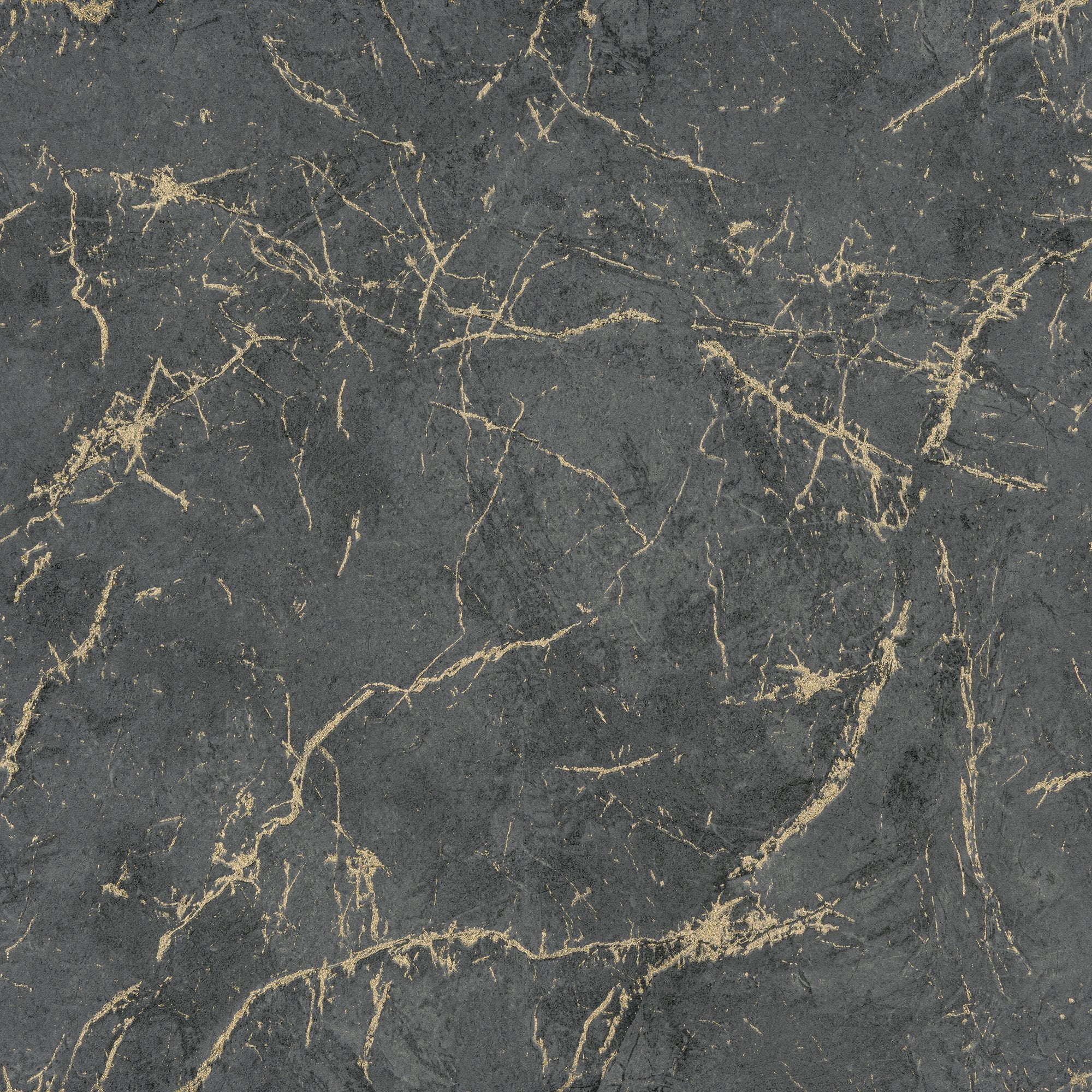 Marble Plain Wallpaper in black color - pattern number A78003 - by Grandeco in the Textured Vibes collection