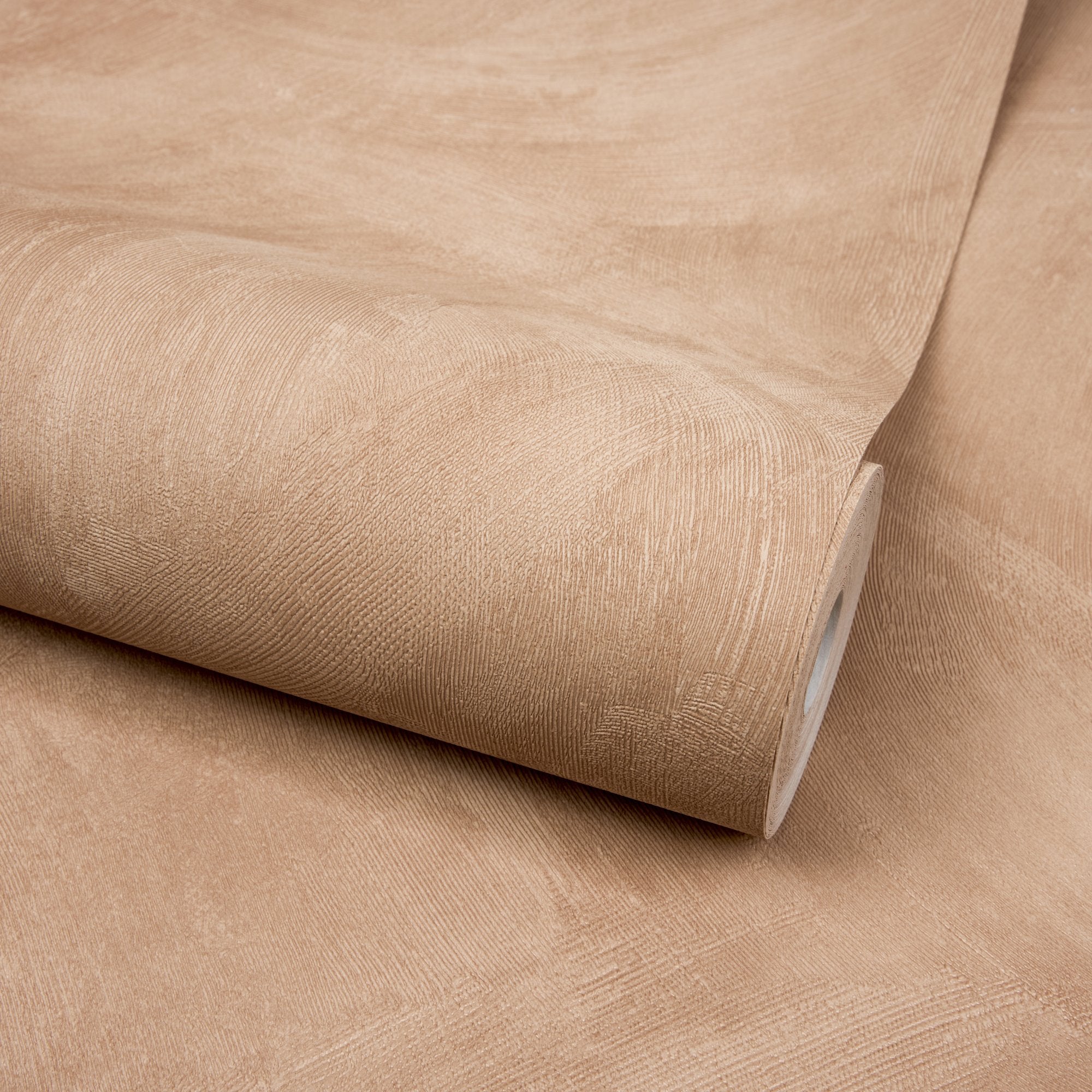 Authentic Plaster Plain Wallpaper in brown color - pattern number A78705 - by Grandeco in the Textured Vibes collection