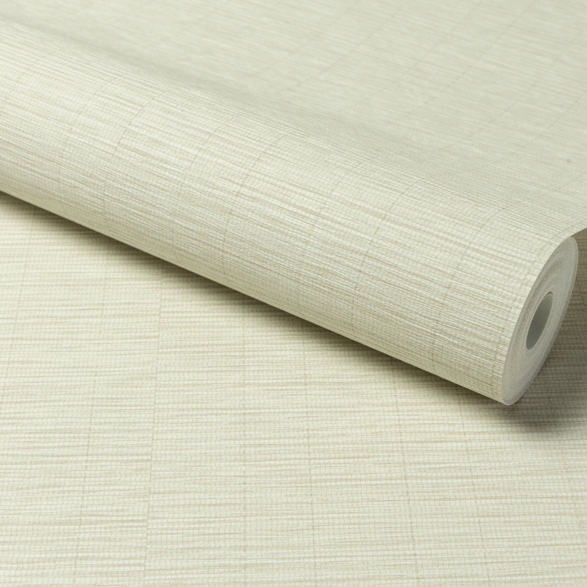 Textile Plain Wallpaper in cream color - pattern number A80302 - by Grandeco in the Structured Walls collection