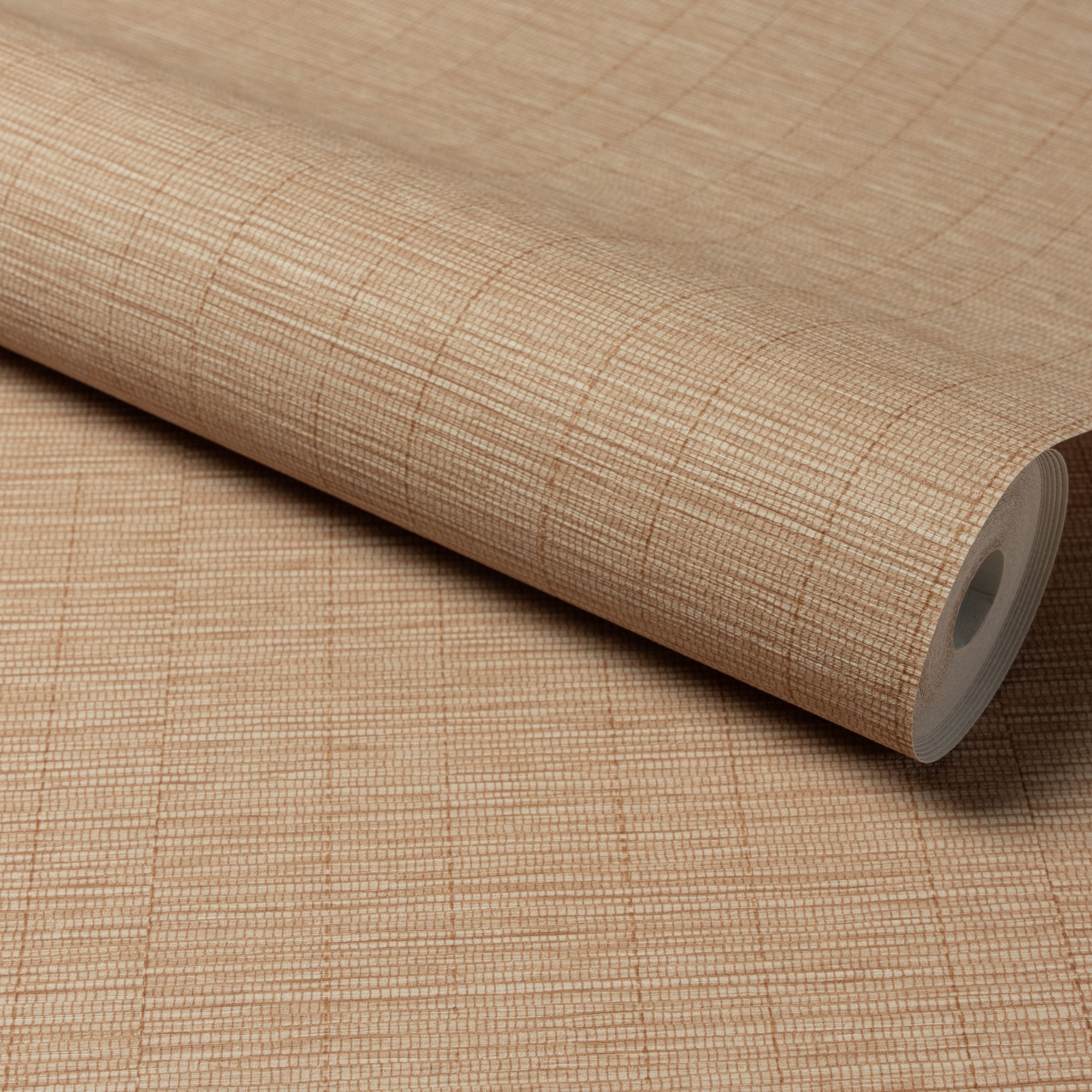 Textile Plain Wallpaper in orange color - pattern number A80304 - by Grandeco in the Structured Walls collection