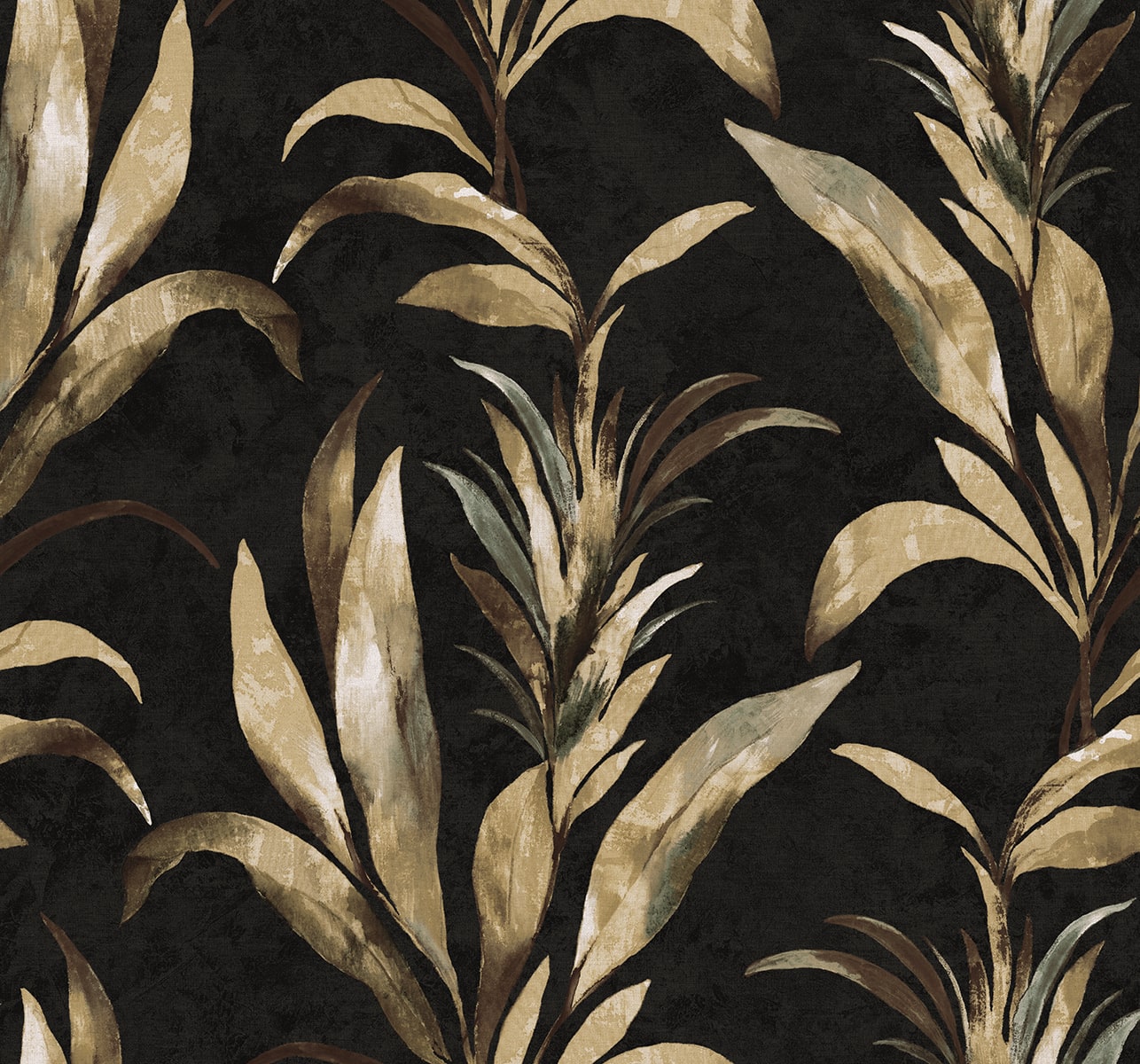 Padma Wallpaper in warm black color - pattern number AG60700 - by Seabrook in the Bali Tropical collection