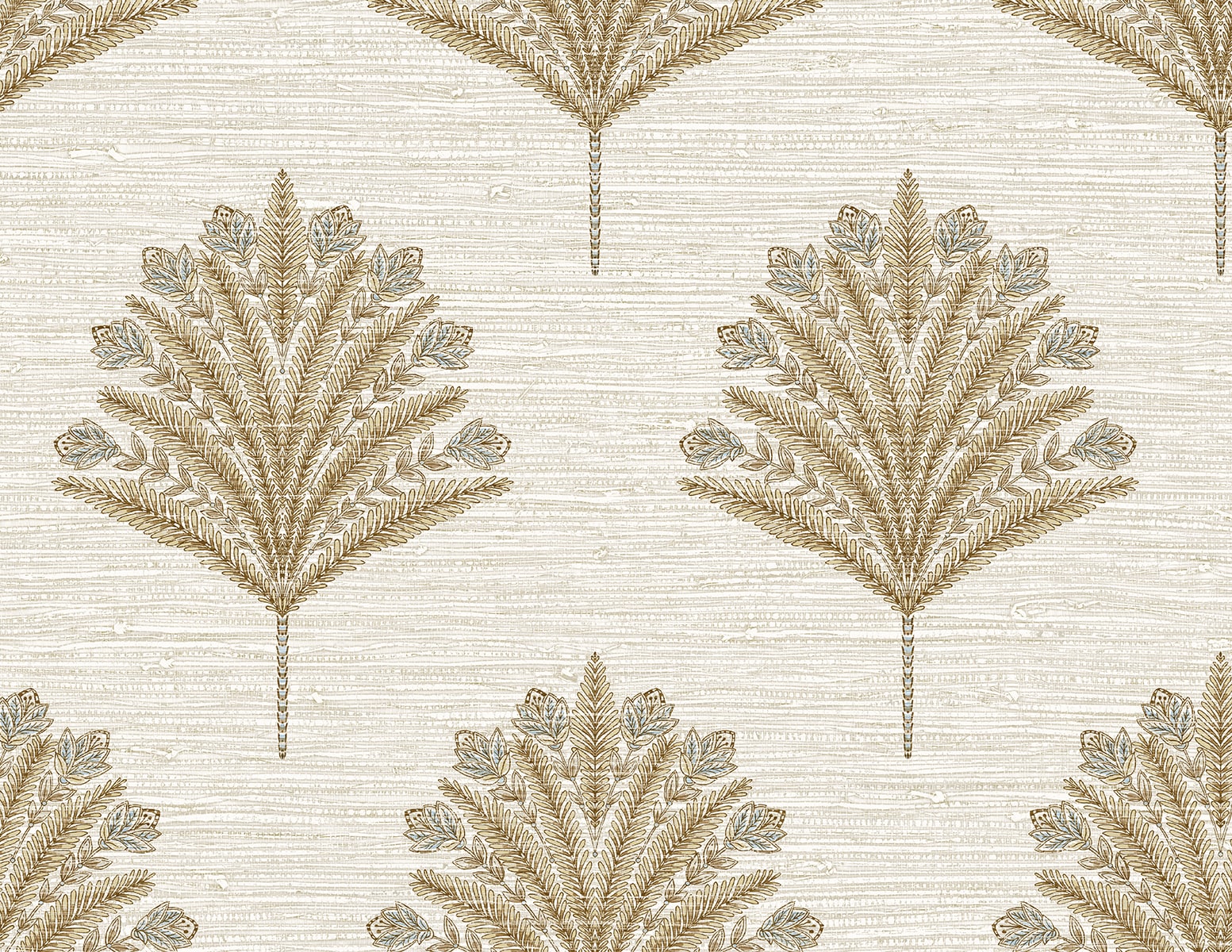 Harta Wallpaper in oyster color - pattern number AG61906 - by Seabrook in the Bali Tropical collection