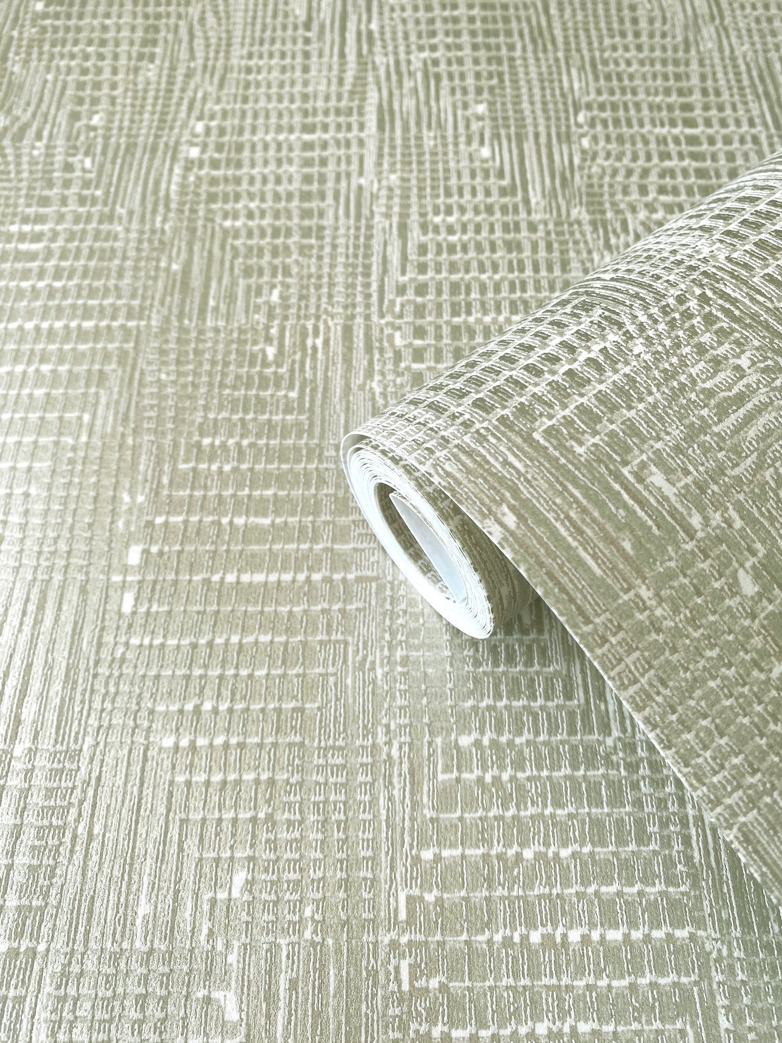 Loose Weave wallpaper in silver grey color - pattern number AM22003-3 - by Galerie in the Elegance collection
