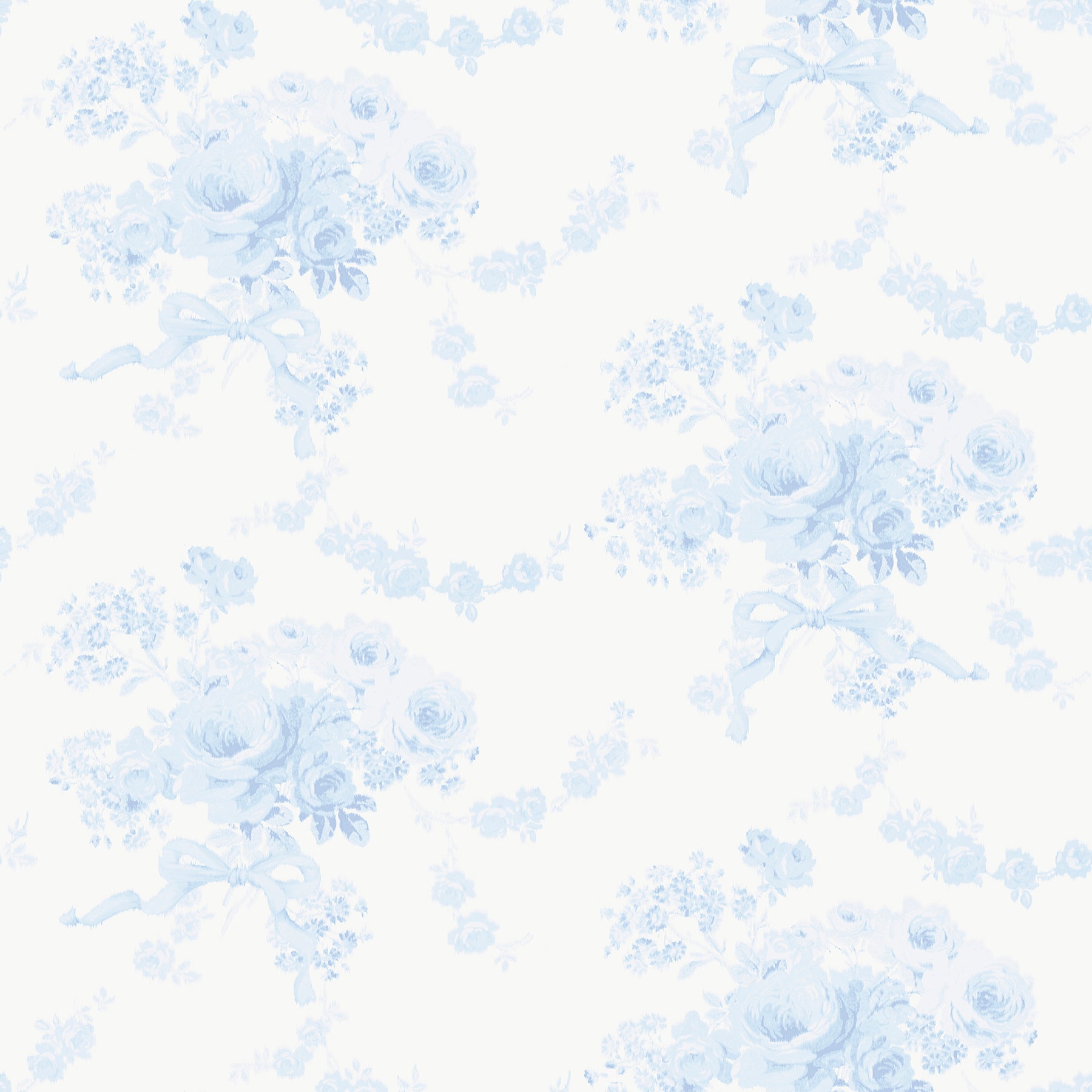 Charlamagne Harbor wallpaper in powdered blue color - pattern number AST6446 - by A Street Prints in the Love Shack Fancy collection